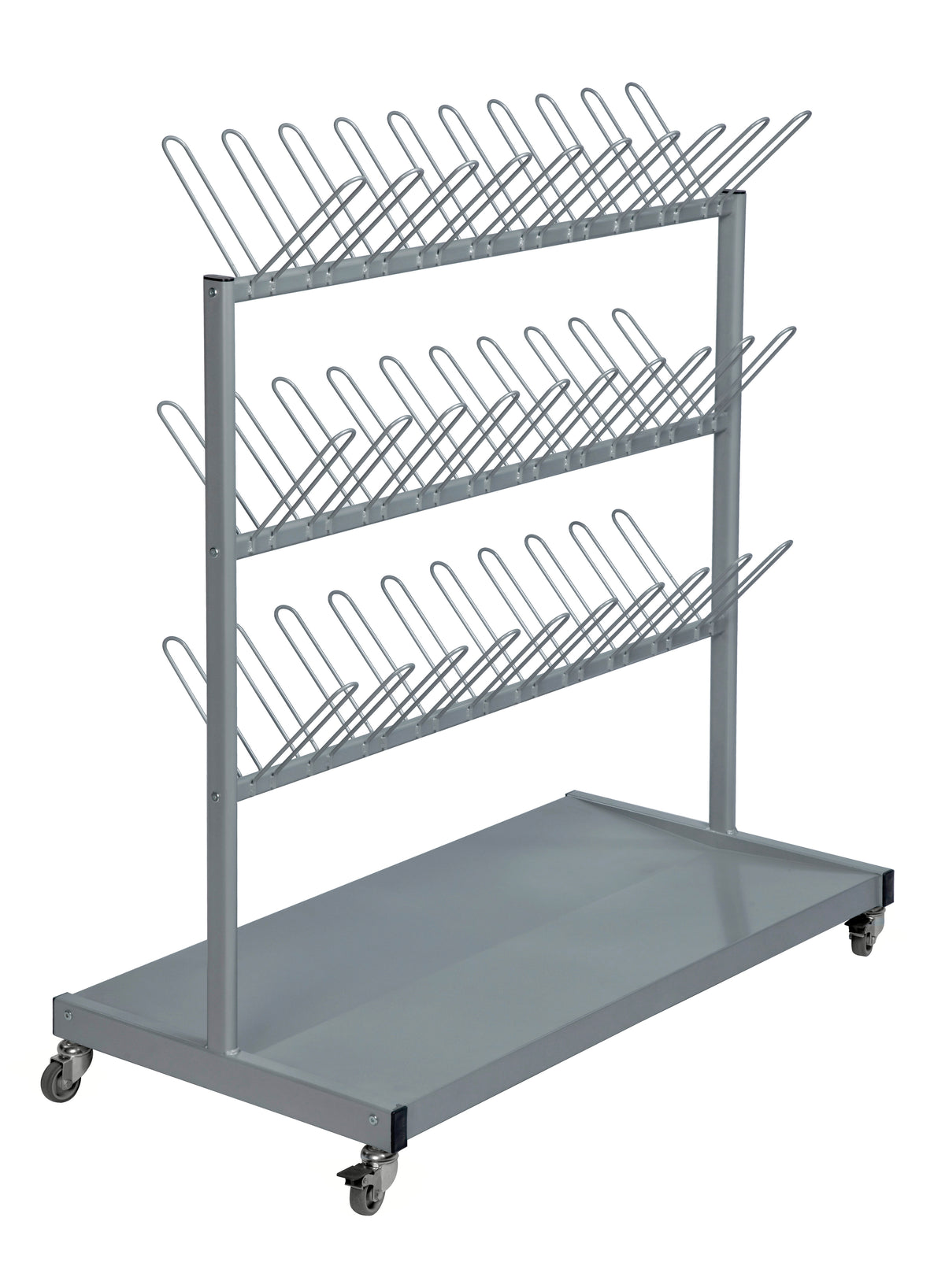 Schuh- und Stiefelwagen Grau 870 x 540 x 1200, Tragkraft 25Kg Kongamek