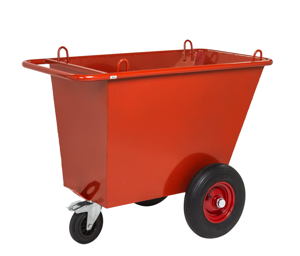 Waste trolley 400 L, Dynamic capacity 450 kg - Kongamek KM400PF