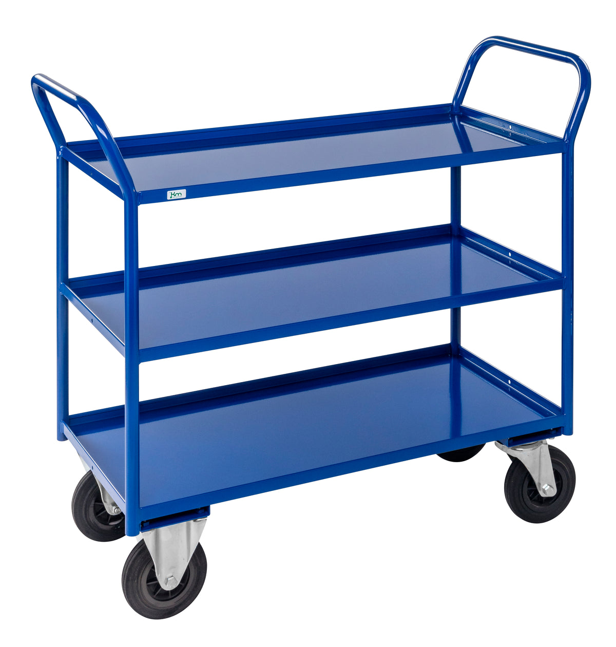 Regalwagen 3 Ebenen, vollverschweißt Blau KM4134-B Kongamek