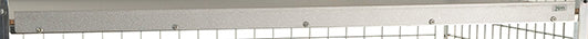 Modulo 600 Kantenregal - elektrogallvanisiert 1220 x 55 x 3 Kongamek"