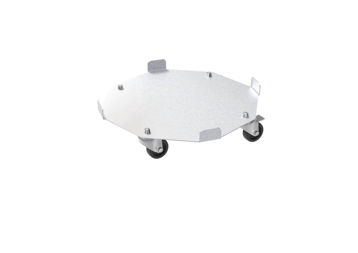 Rollenrahmen für 70L 4 Lenkrollen 378x376x95mm - Kongamek