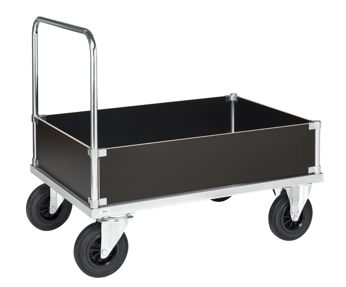 Containerwagen smart mit Bremse 1000 x 700 x 900 Ladung 500Kg - Kongamek