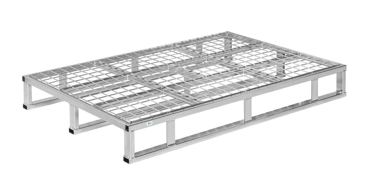 Stahlpalette L x B x H (mm) 1200 x 800 x 153 - Kongamek KM202-N