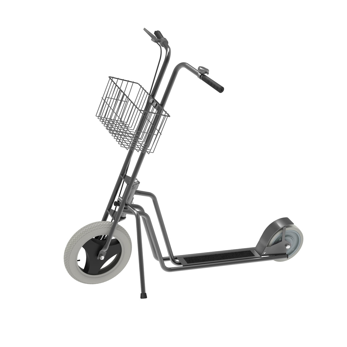 Scooter für schnelle und sichere Fortbewegung L x B x H (mm) 1230 x 645 x 1070 Kongamek