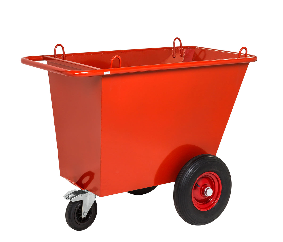 Abfallwagen 400 l, dynamische Tragfähigkeit 600 kg – Kongamek KM400LG