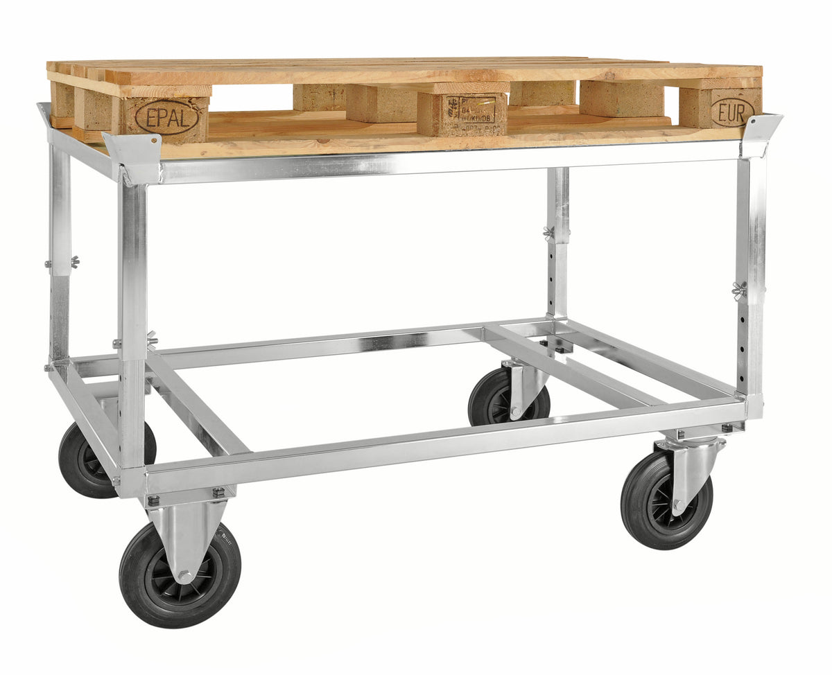 Palettenwagen mit Palettenhalter Kongamek KM222-EPB