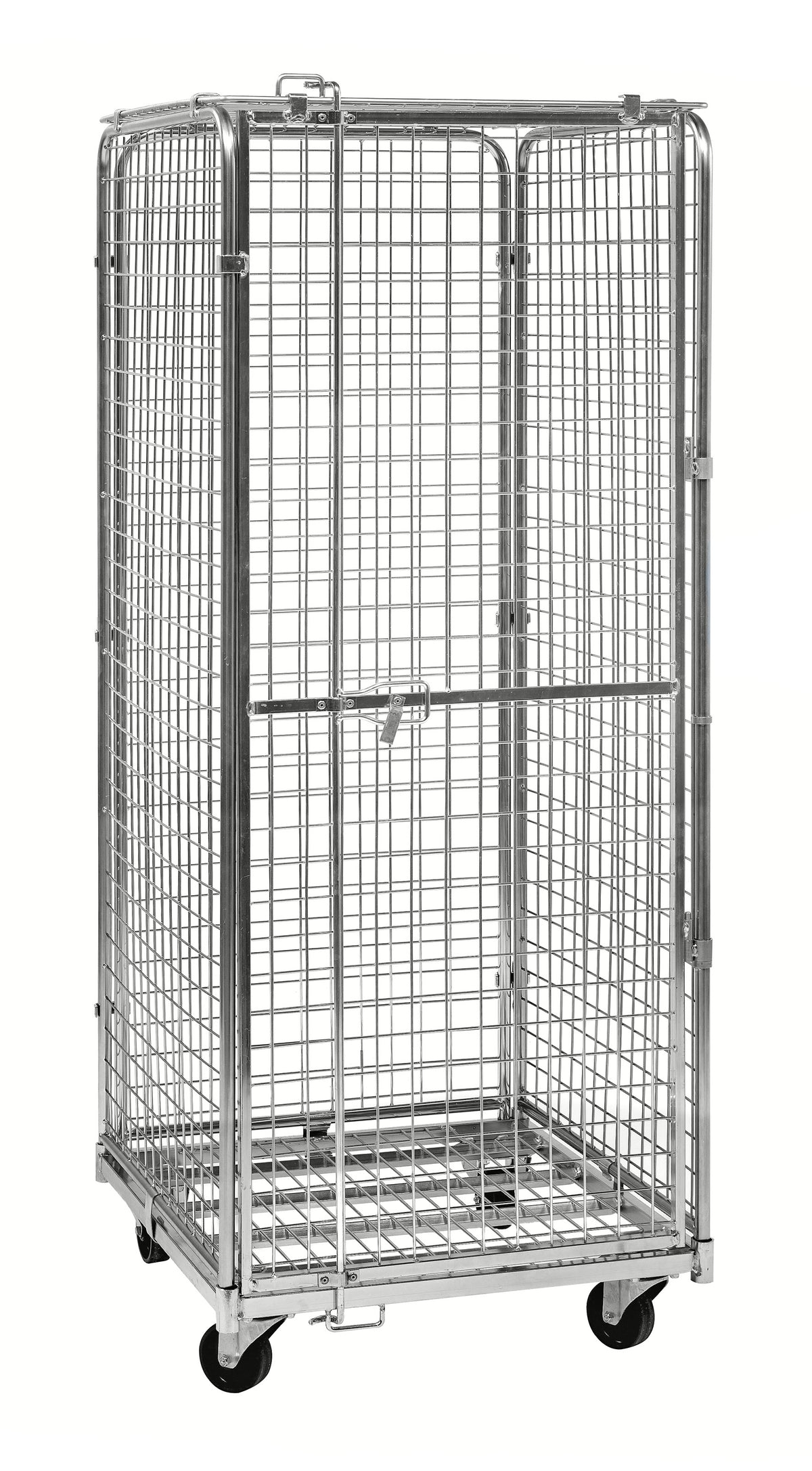 Sicherheitsbehälter, elektroverzinkt, 720 x 830 x 1840 mm, Tragfähigkeit 400 kg