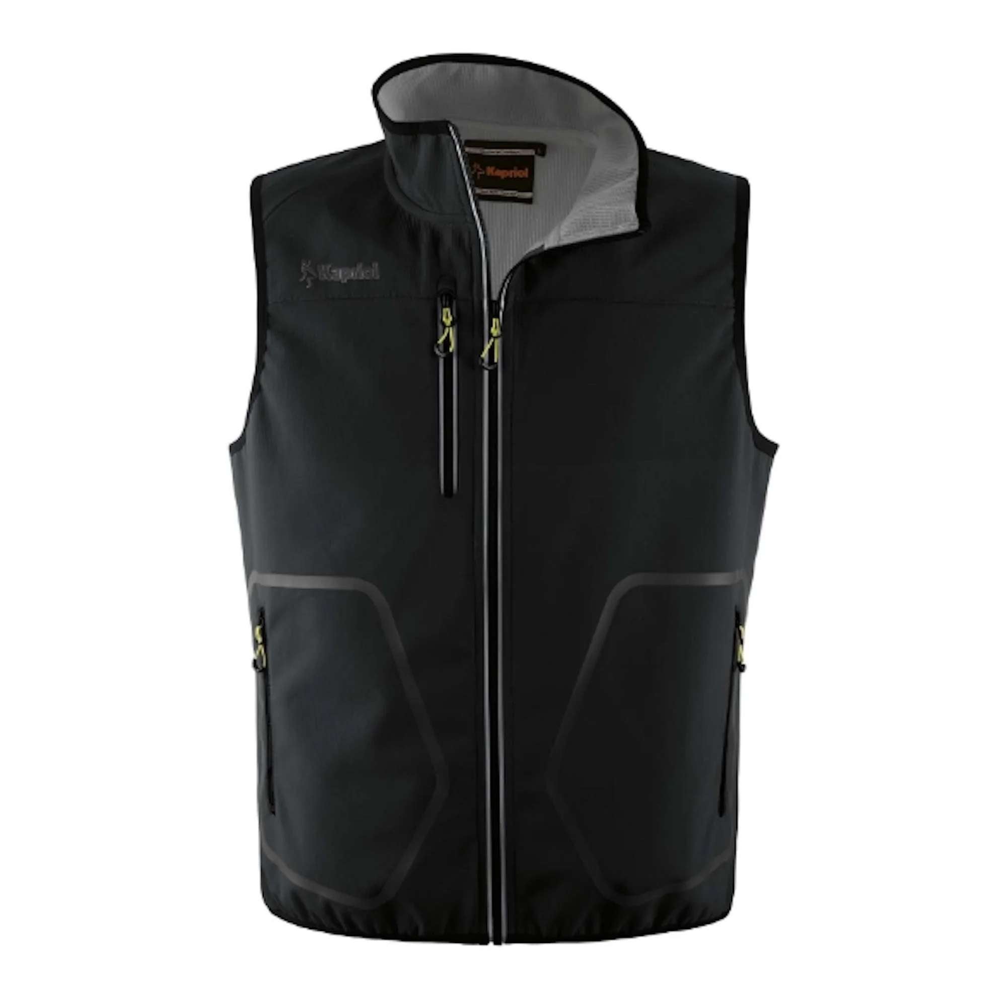 Gilet tech black/silver SIZE. (L - M - XL - XXL) - Kapriol