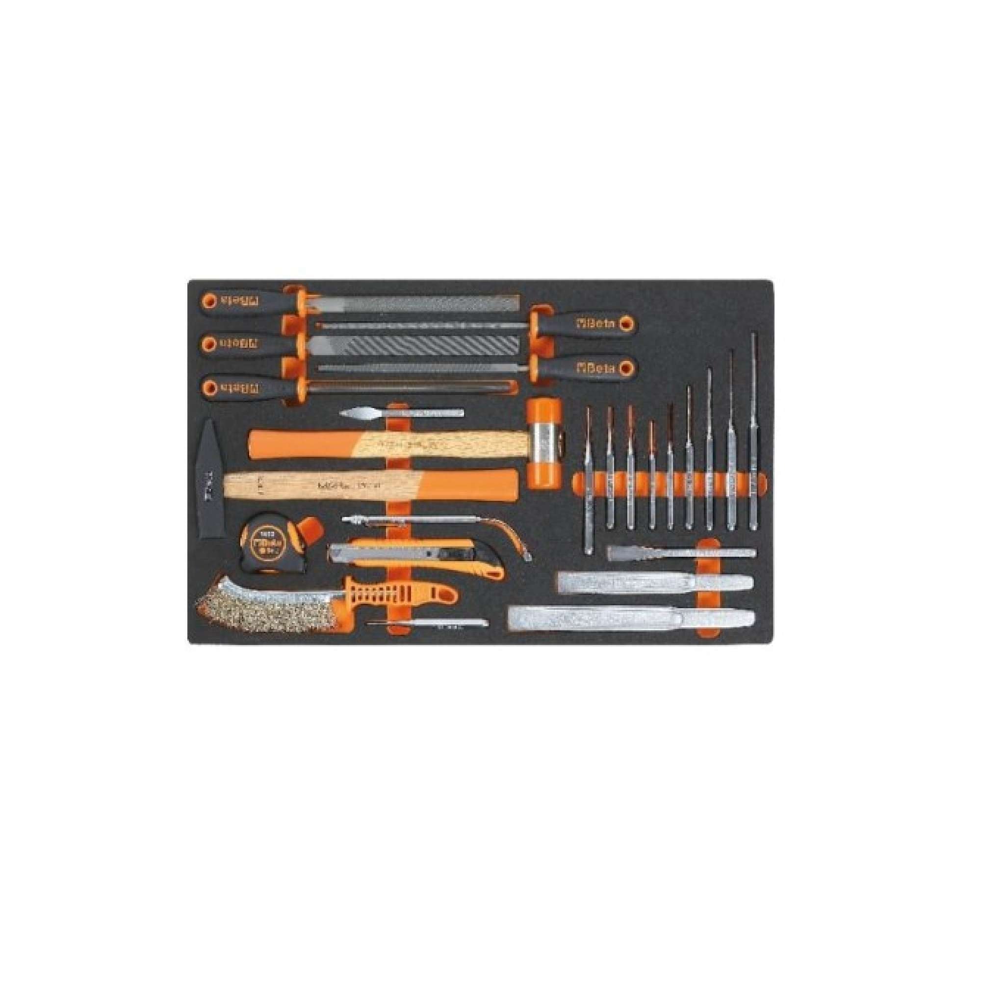 Soft EVA tray percussion tools, files, cutting - Beta 24510230