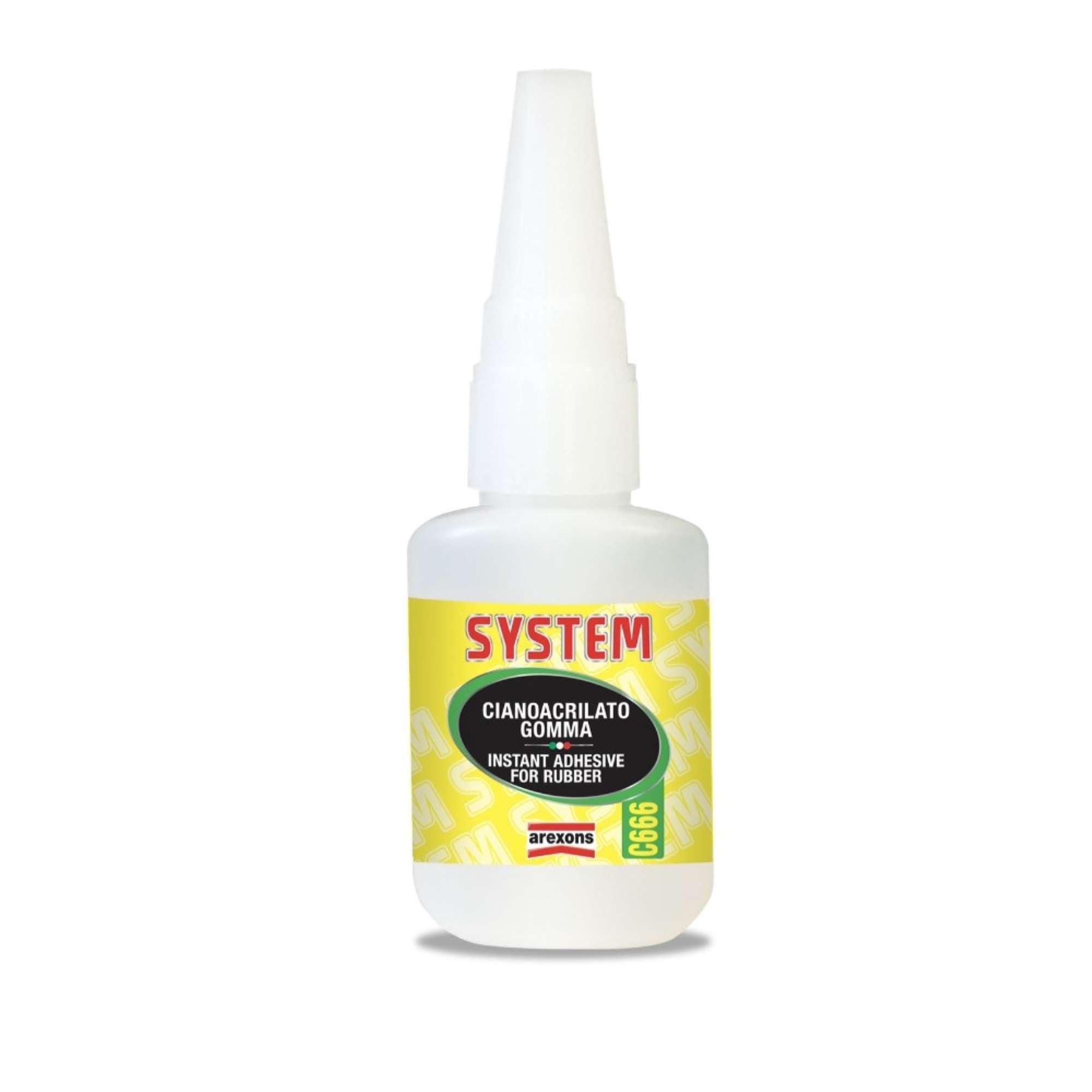 Cyanoacrylate adhesive for rubber C666 50ml - Arexons 4756