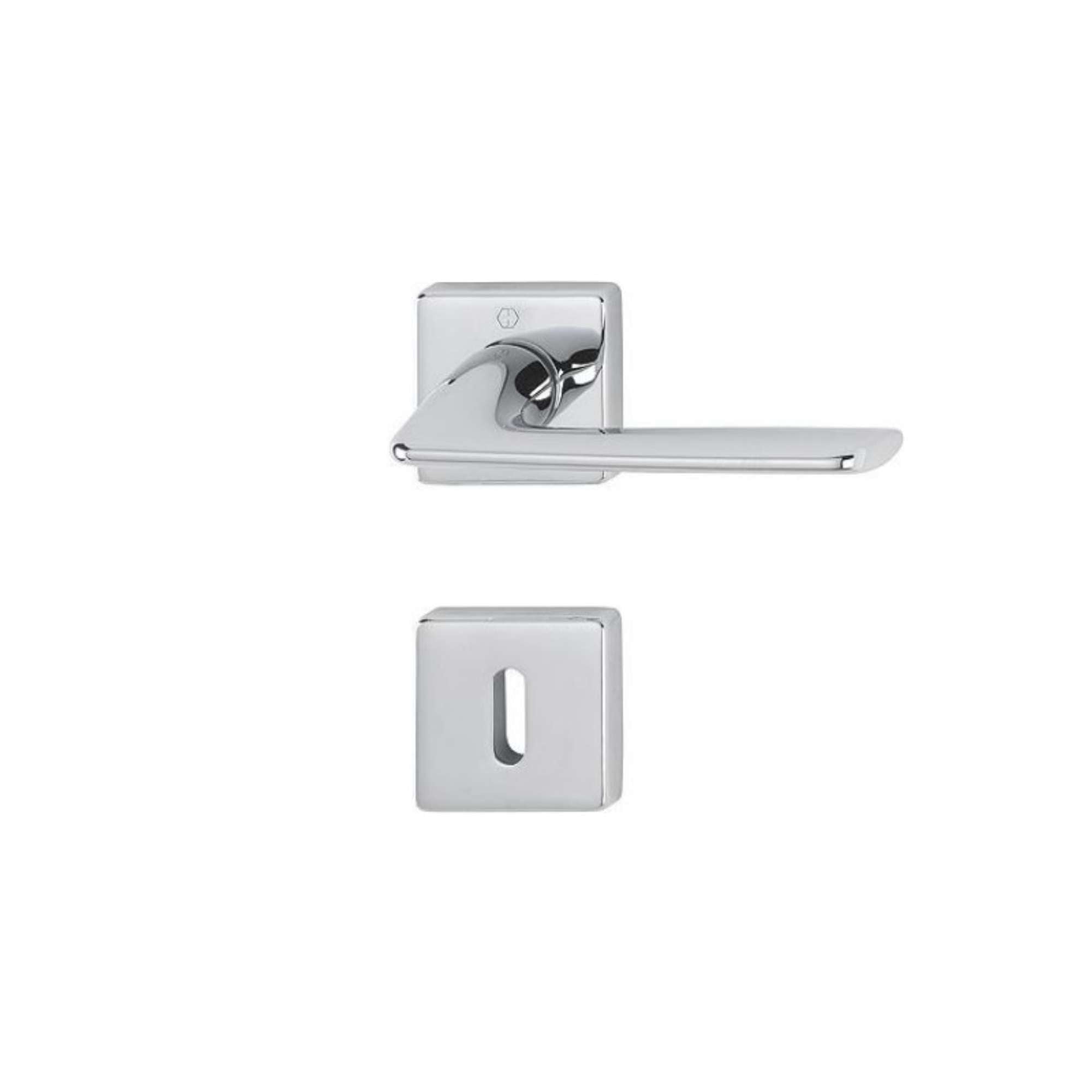 Handle with escutcheon and spout Patent Dallas F49-R polished chrome Hoppe 3392513