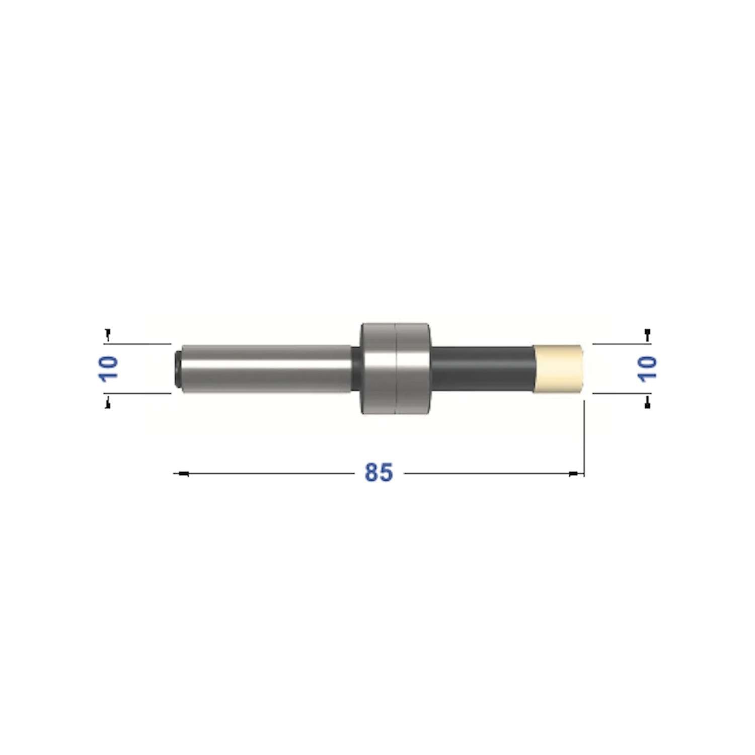 Antimagnetic floating edge finder with earthnware head CMD 10-10 - Gait