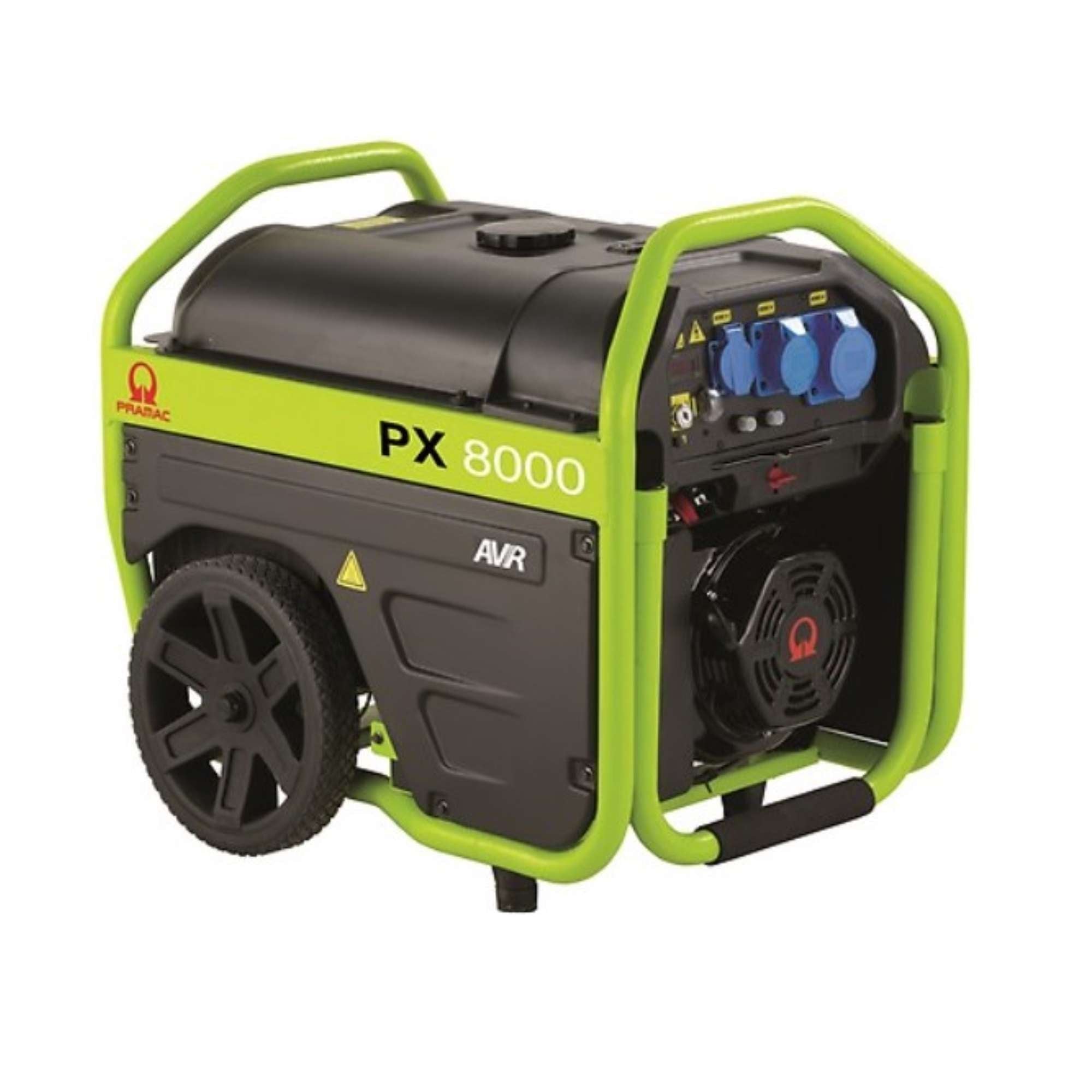 Gasoline-powered wheeled generator set with integrated AVR - Pramac PX 8000