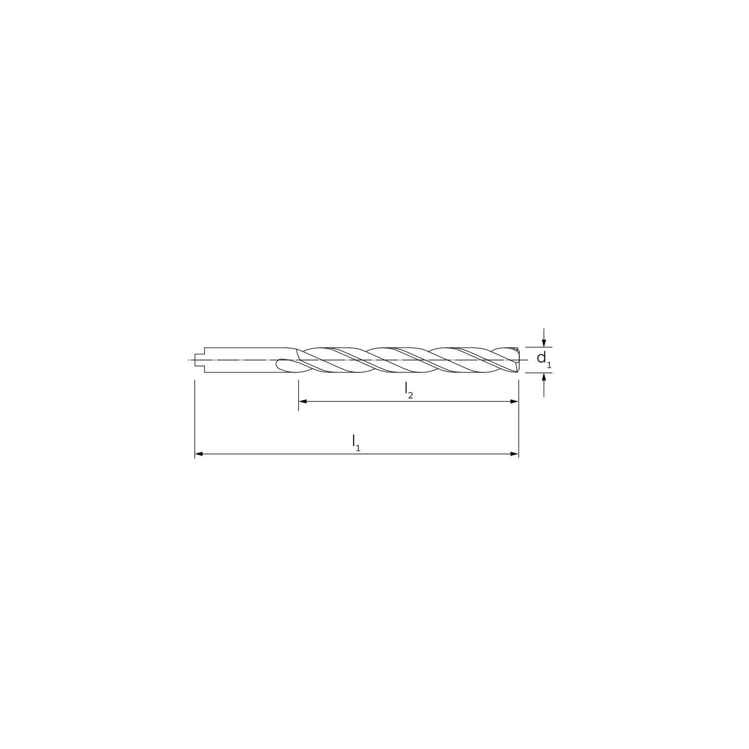 Cylindrical bore reamer for general applications DIN 344 - ILIX