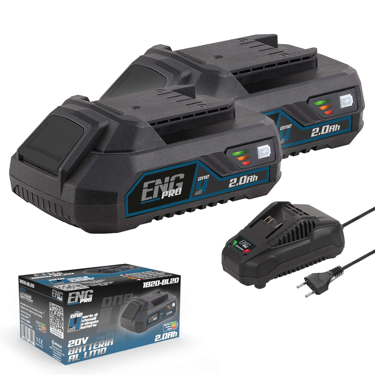 Battery 20V 2.0 Ah ONE4ALL - ENG PRO