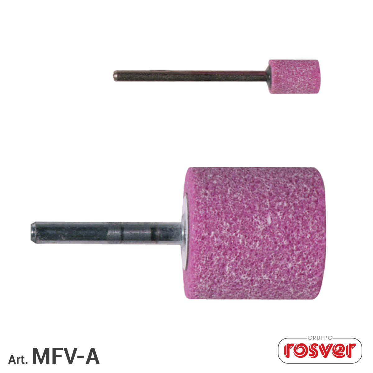 Pink Cylindrical Wheels - SHAPE A - Rosver - MFV-A D40 G6 - Conf.25pz