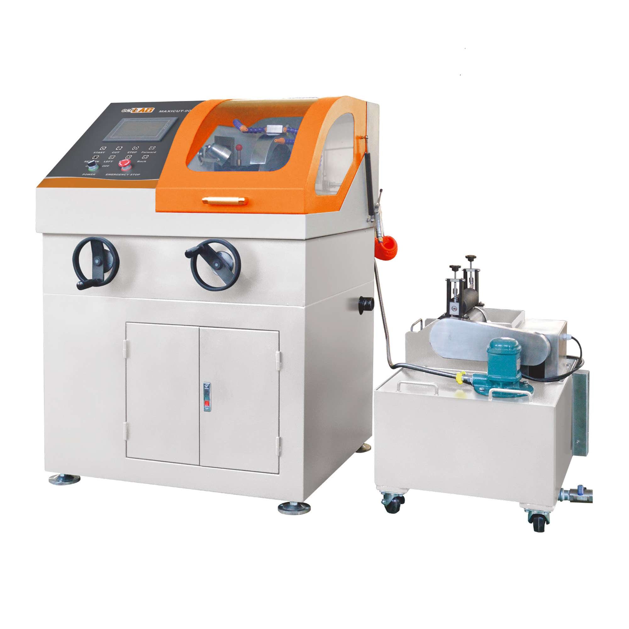 Automatic manual floor-type metallographiccutting machine  90mm - MAXICUT-90 - echoLAB