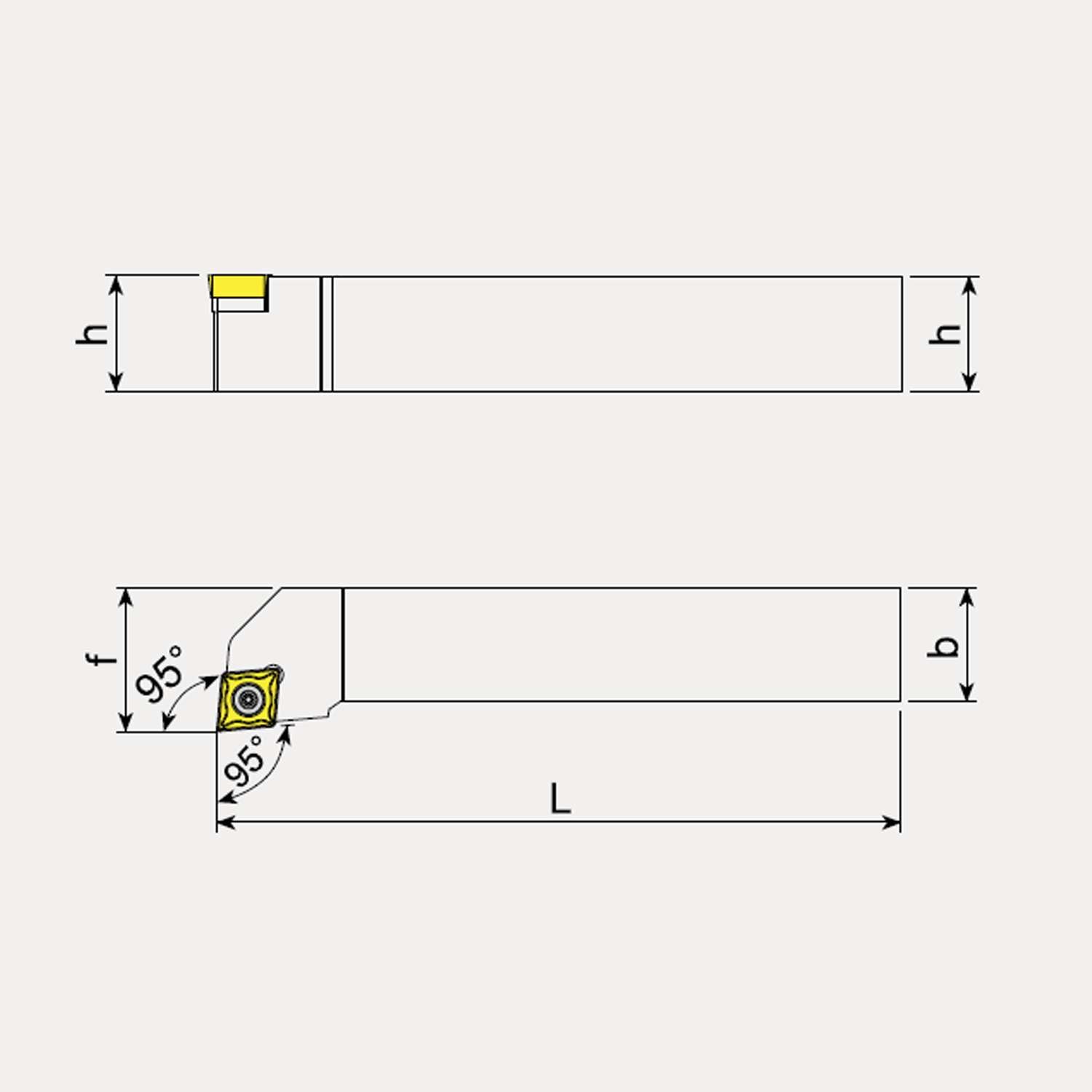 Inserts for Turning Square 90 Positive - Talicarb SCLC