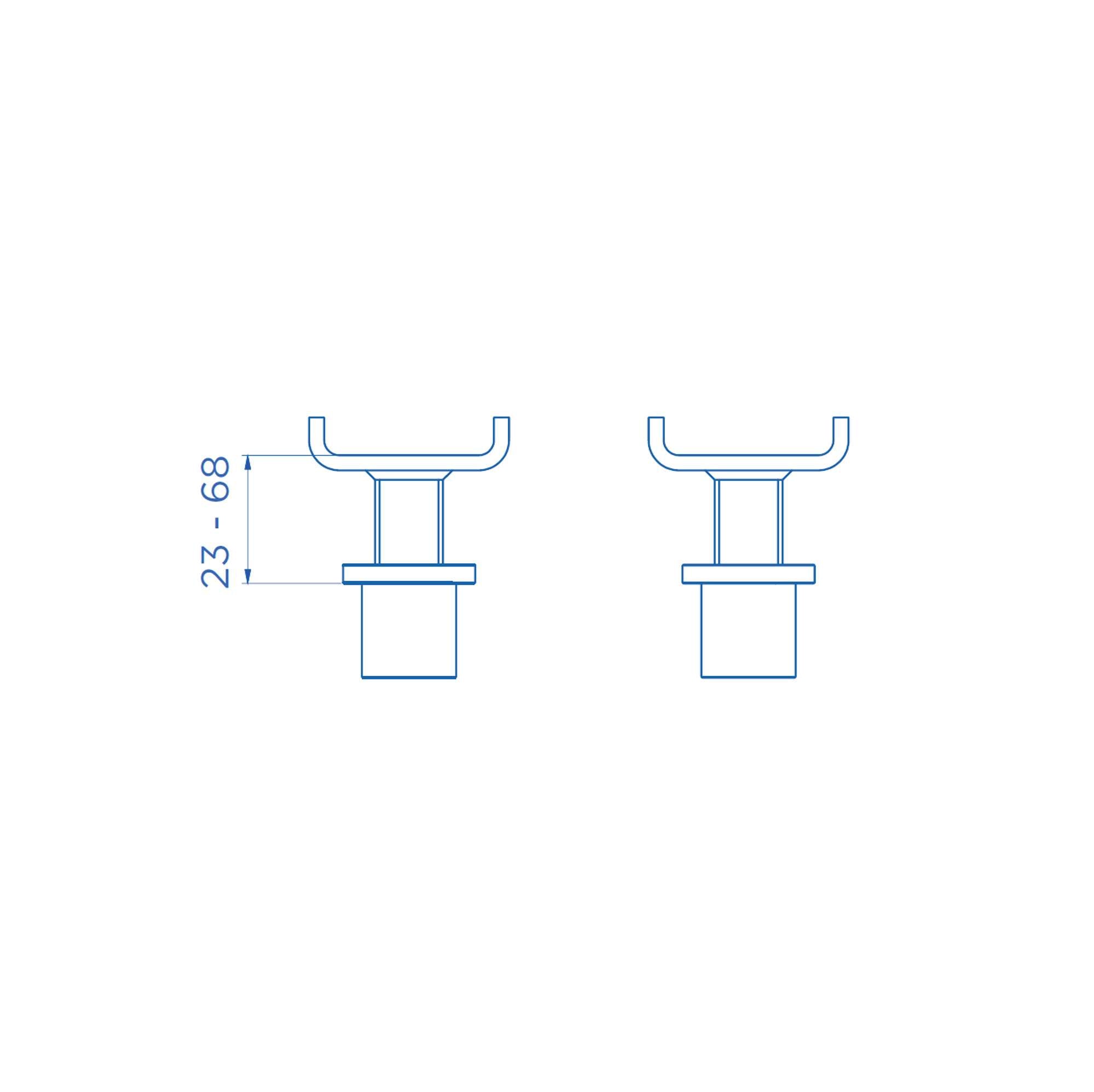2 special adapters for electromechanical lifting bridges- OMCN H199/R