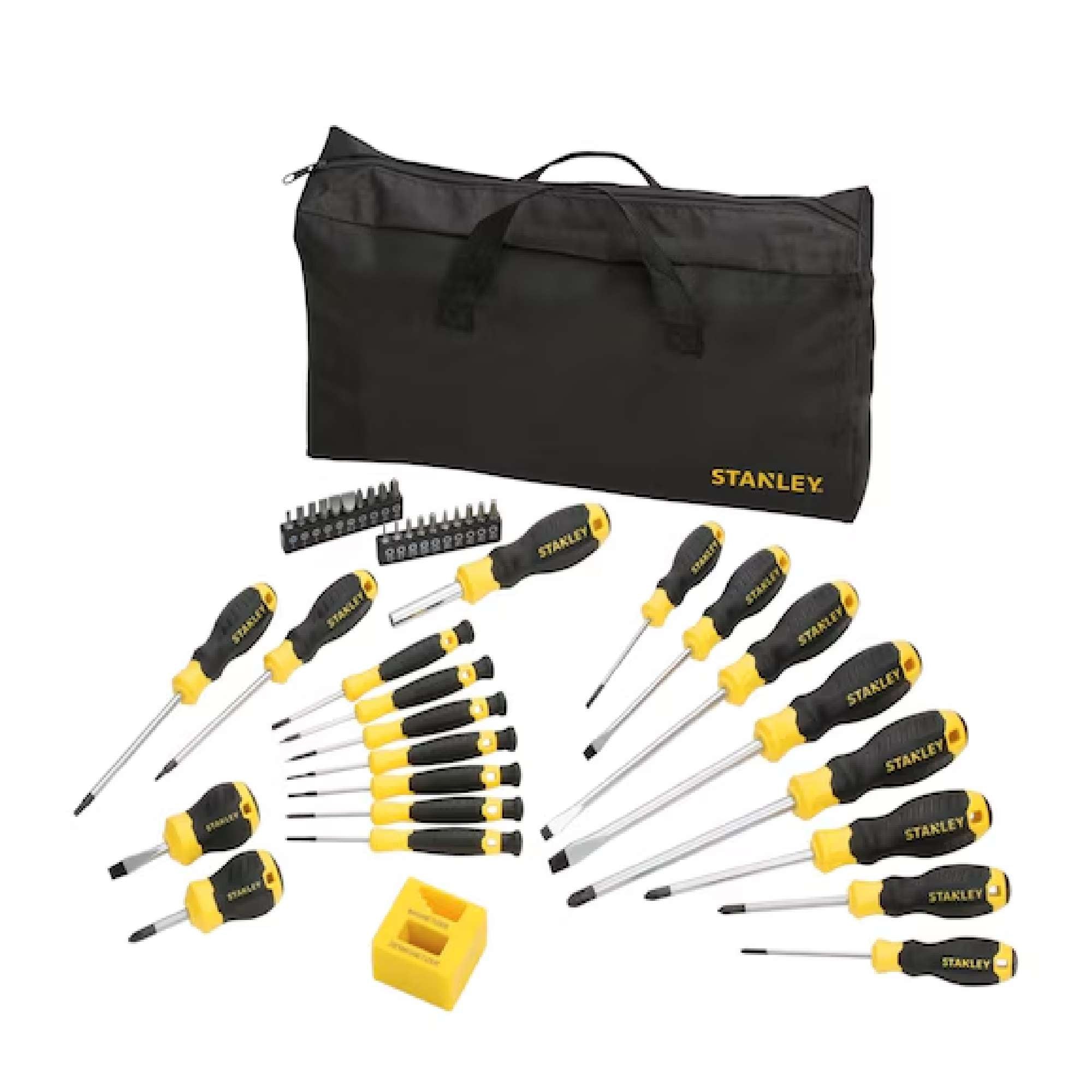 43 Piece Screwdriver Set with Bi-Component Handle - Stanley STHT0-62113