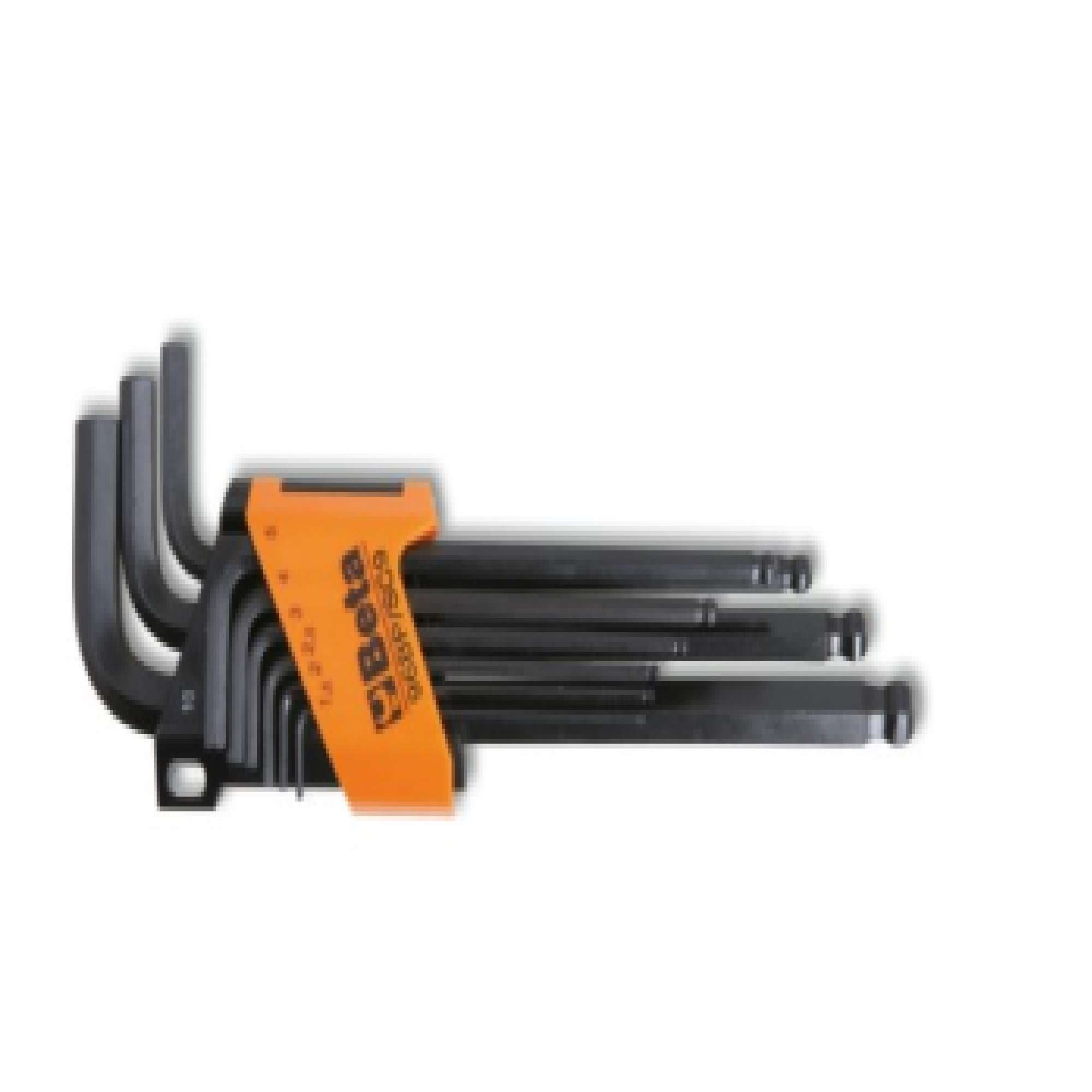 Bent Hexagonal Male Wrenches With Spherical End, Burnished 96bp 3 - Beta