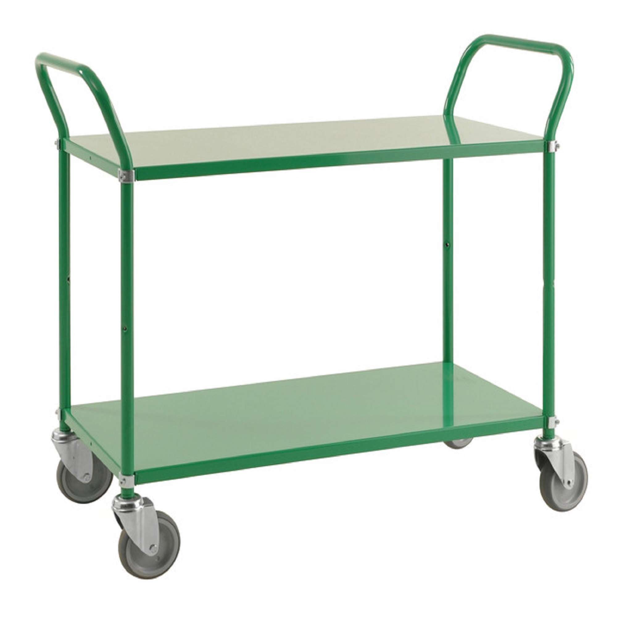 Green Colour trolley 2 levels, L x W x H (mm) 1080 x 480 x 940 - Kongamek