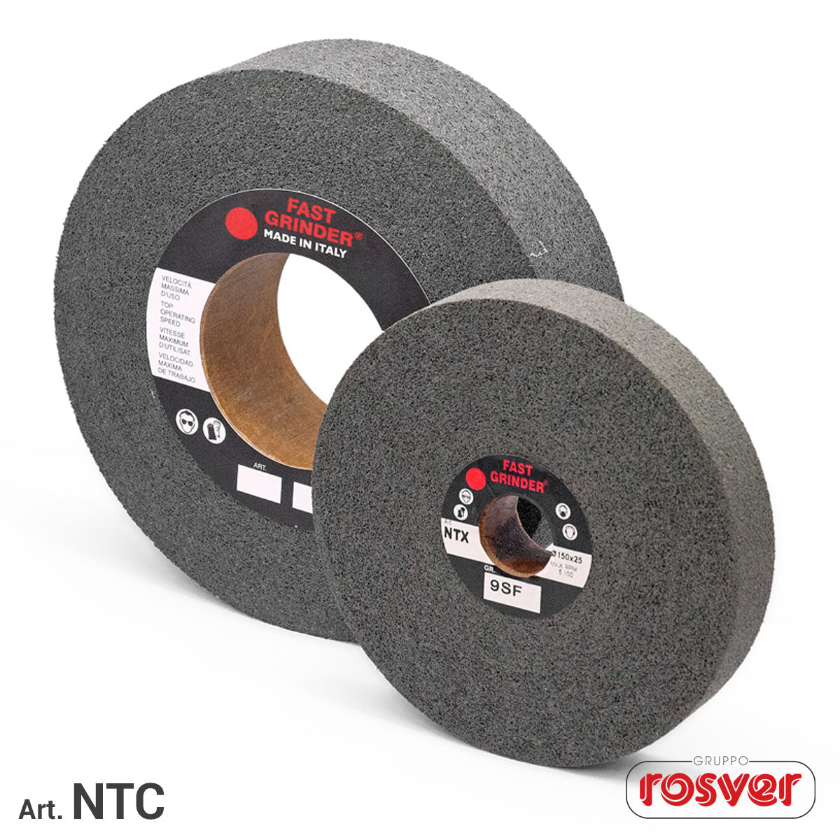 NTC Wrapped Wheels - Rosver - NTC D.200x25 F.76 Gr.9SM - Conf.10pz