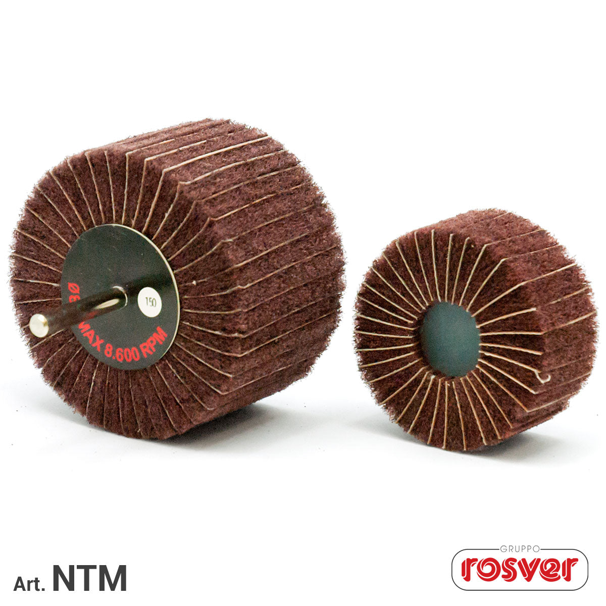 Mixed abrasive wheels with shank - Rosver - NTM D.30x30x6 - Conf.10pz