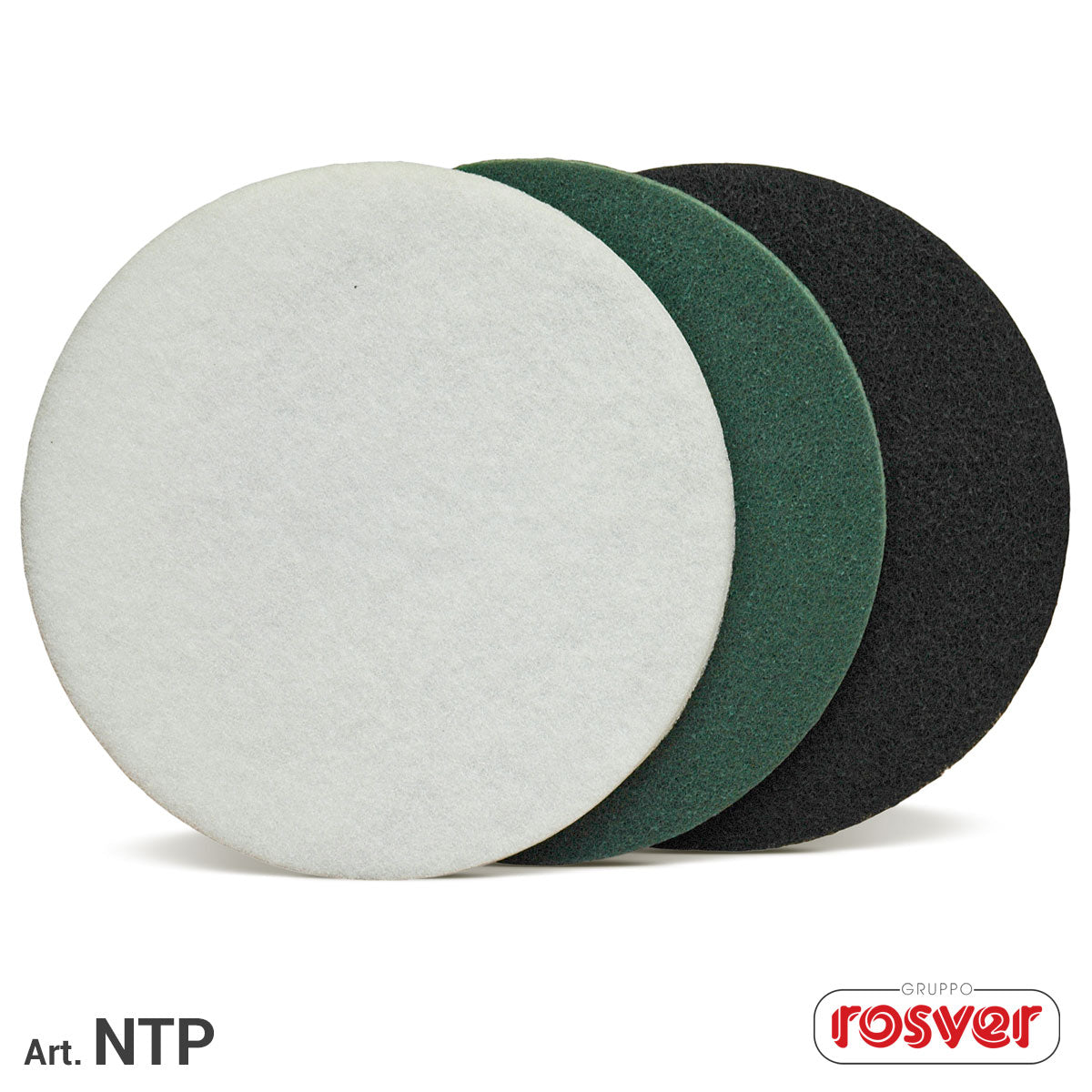 Non-woven discs for floors for floors Size 457 in three types Conf.6pcs Rosver NTP