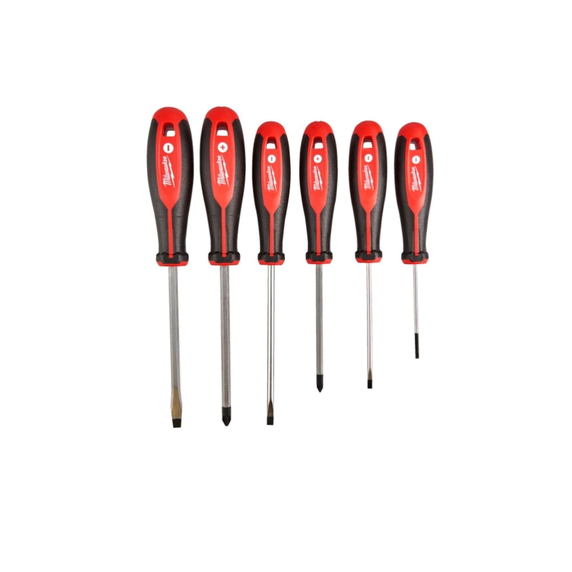 Set of 6 Tri-Lobe S/Driver Screwdrivers - Milwaukee 4932471807