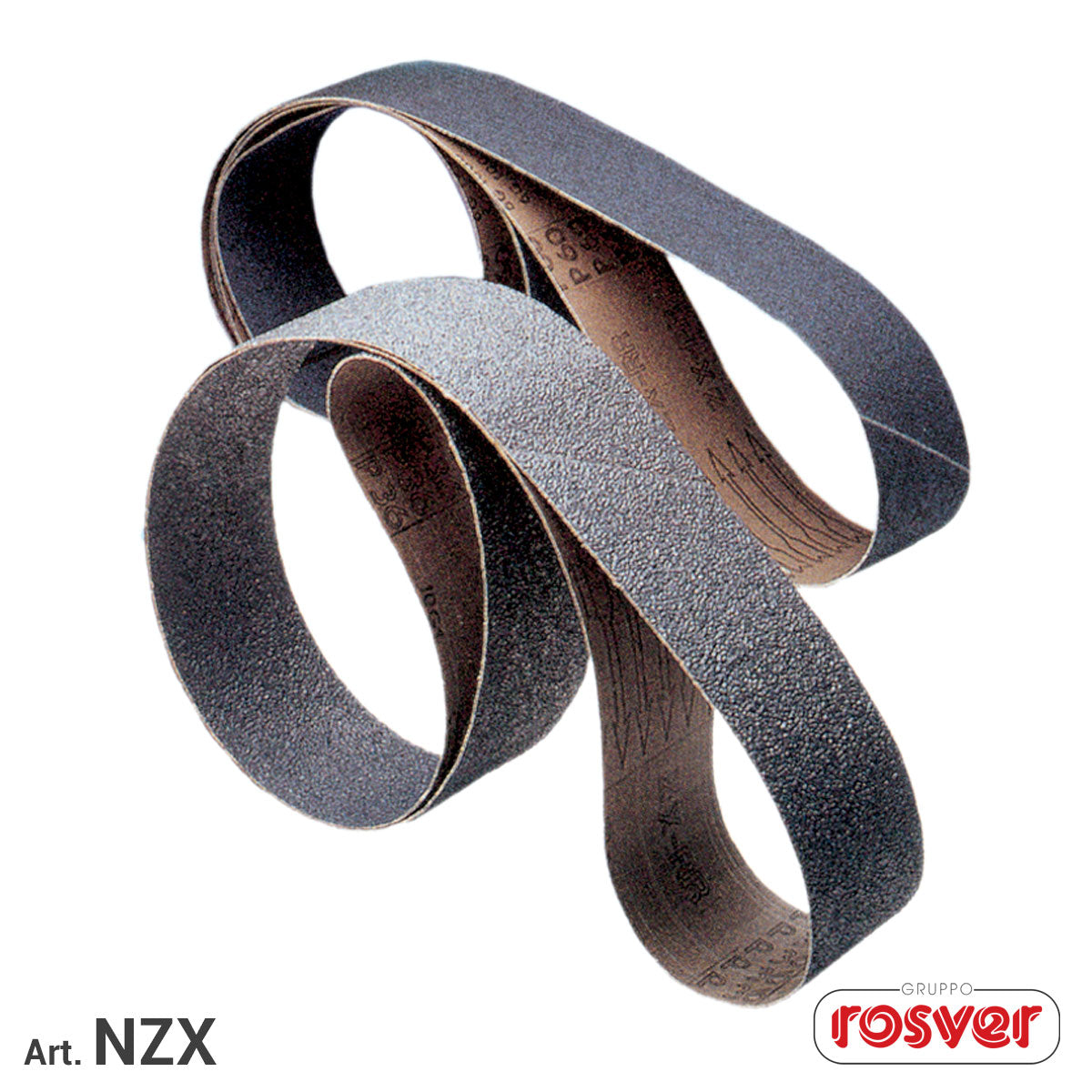 Zirconium Abrasive Belts - Rosver - NZX SV.1000xH.100 - Conf.10pz
