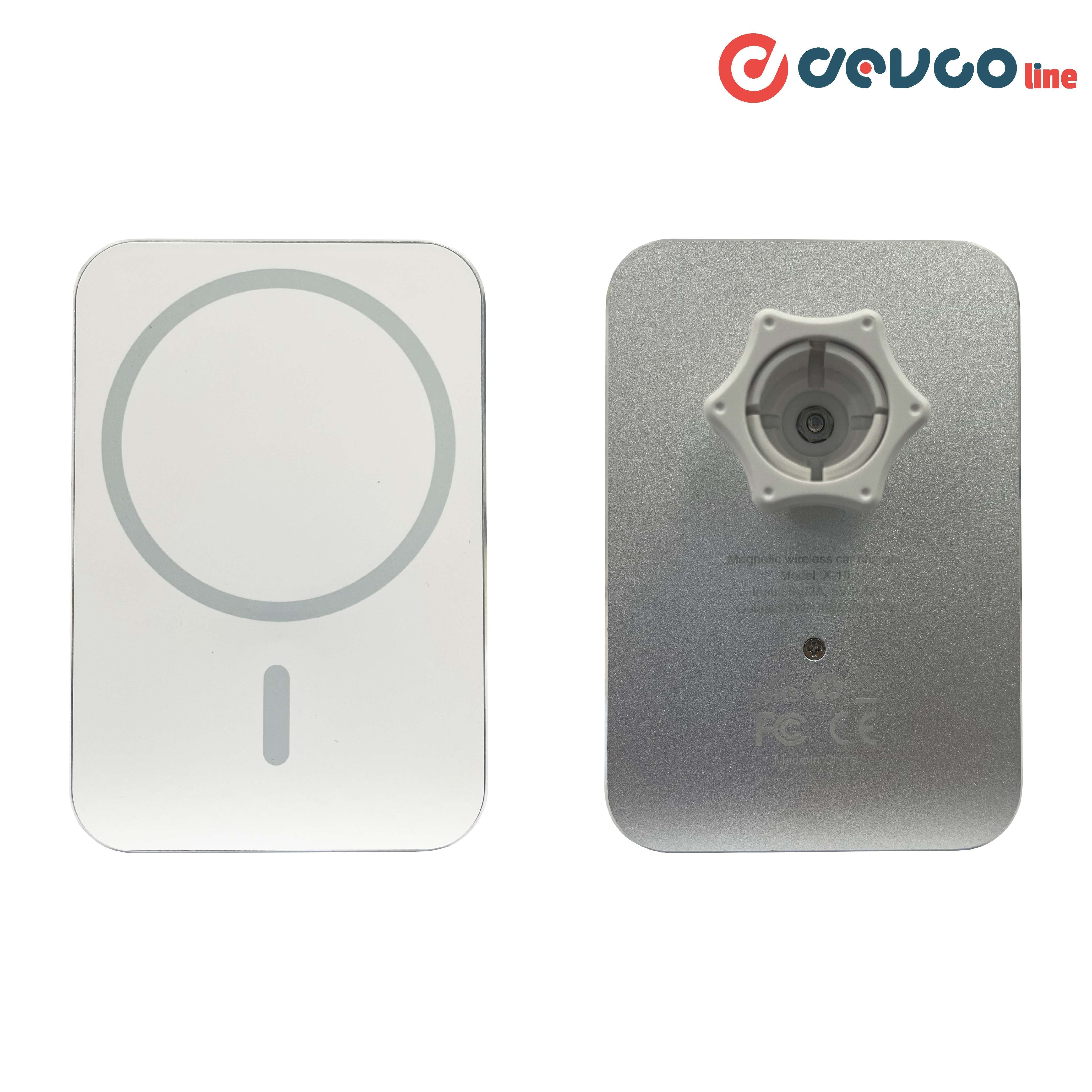 Car holder with wireless charging iPhone 12 magnetic fast charging 15W