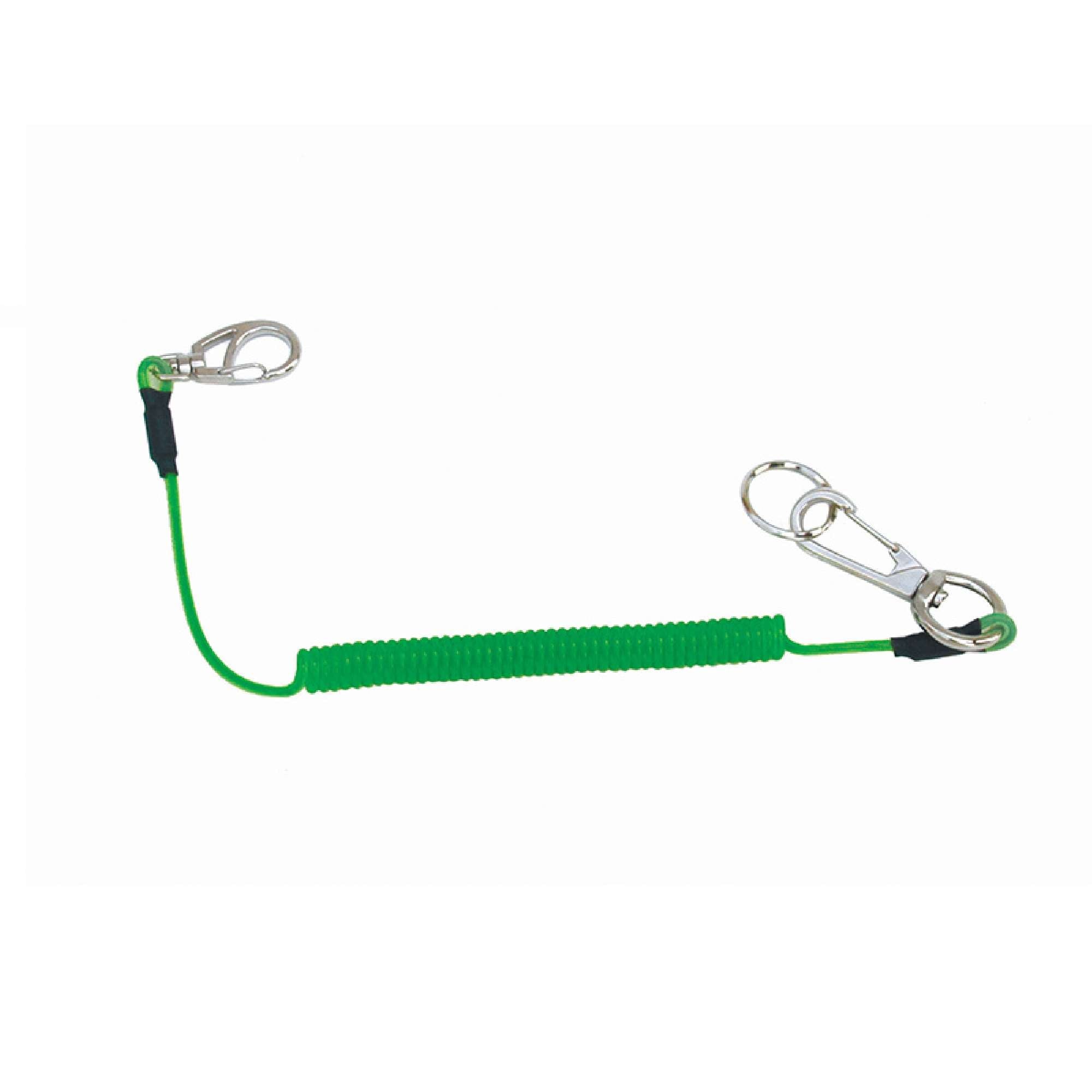 Plastic-coated steel cord with two snap hooks - Fermec 36721