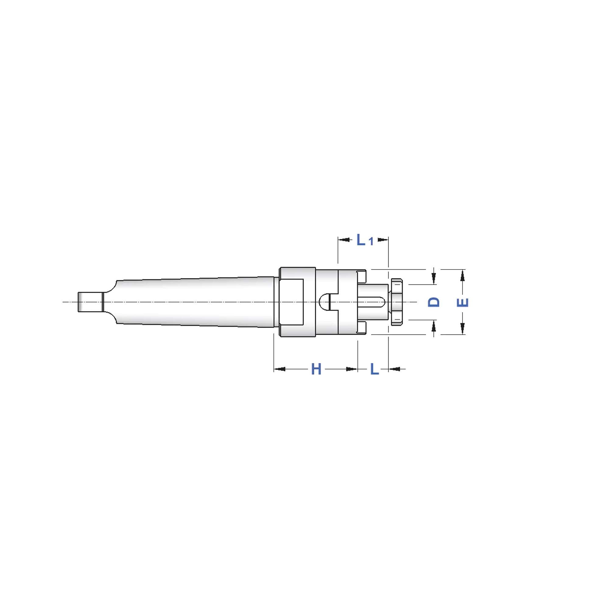 Combined milling cutters CM 3 with tenon - D.22 COMBI / H 42 - Gait 0859