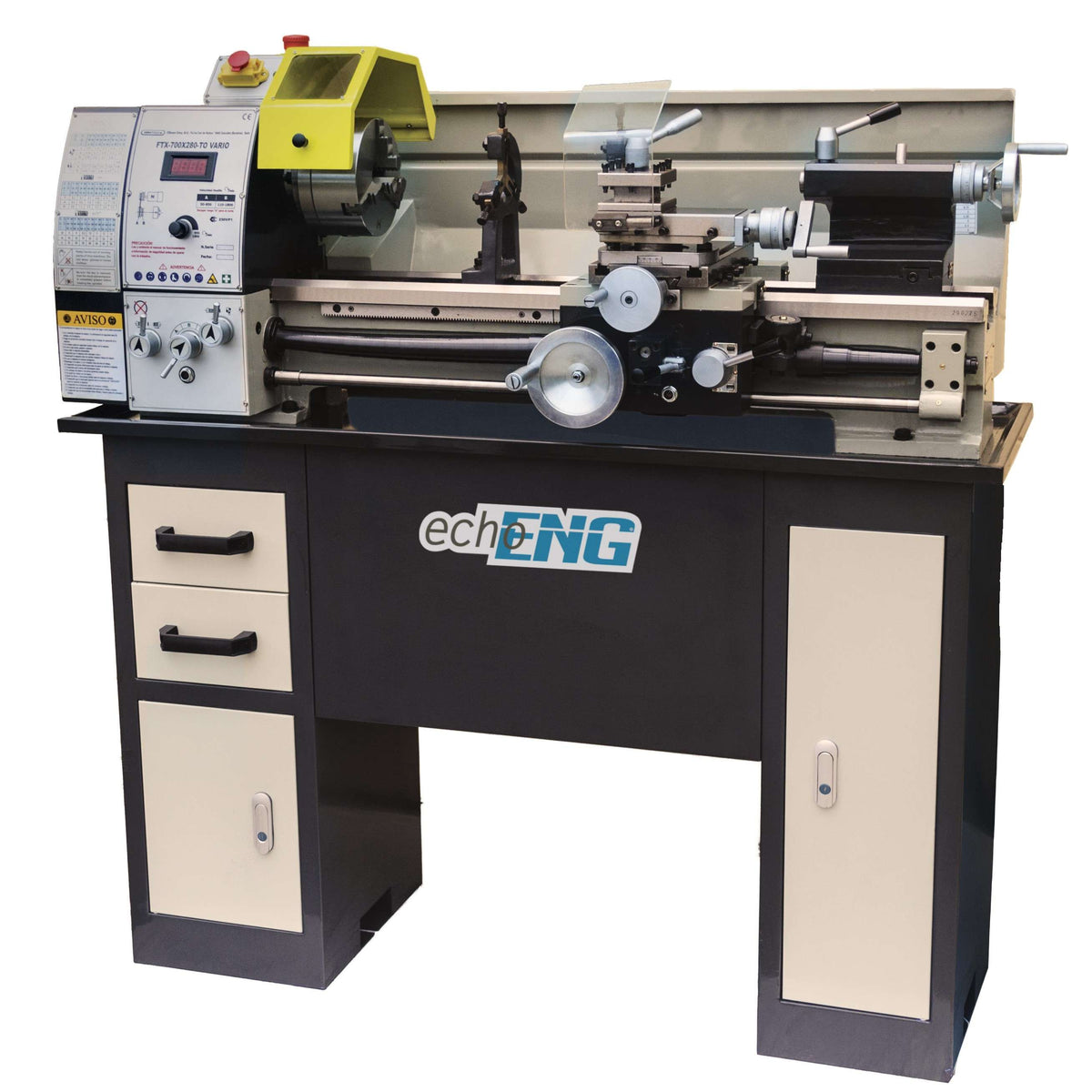 Parallel lathe FTX-700x280-TO VARIO 230V single-phase - echoENG