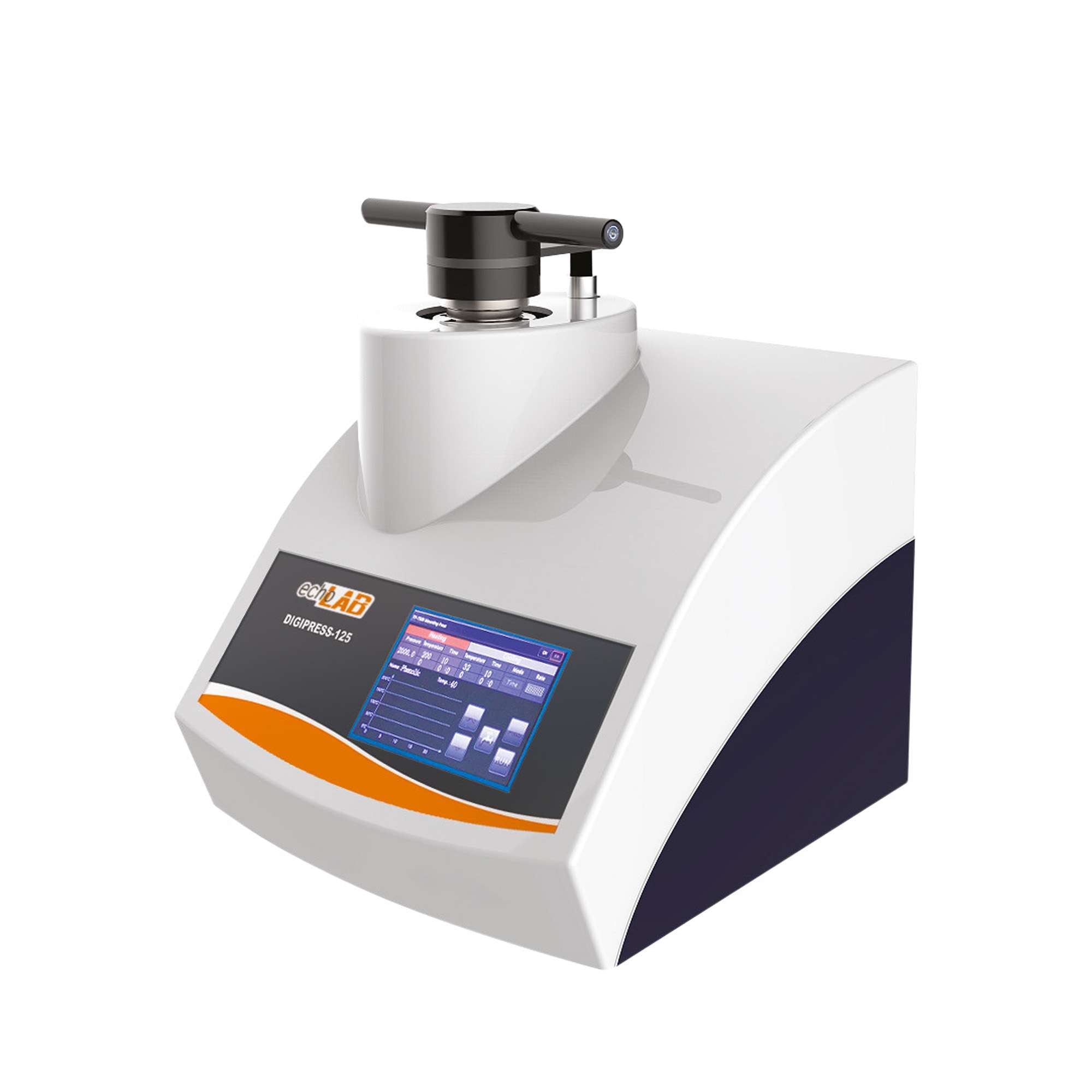 Fully automatic mounting press different mold sizes from  25 to 50mm 4 mounting operations - echoLAB