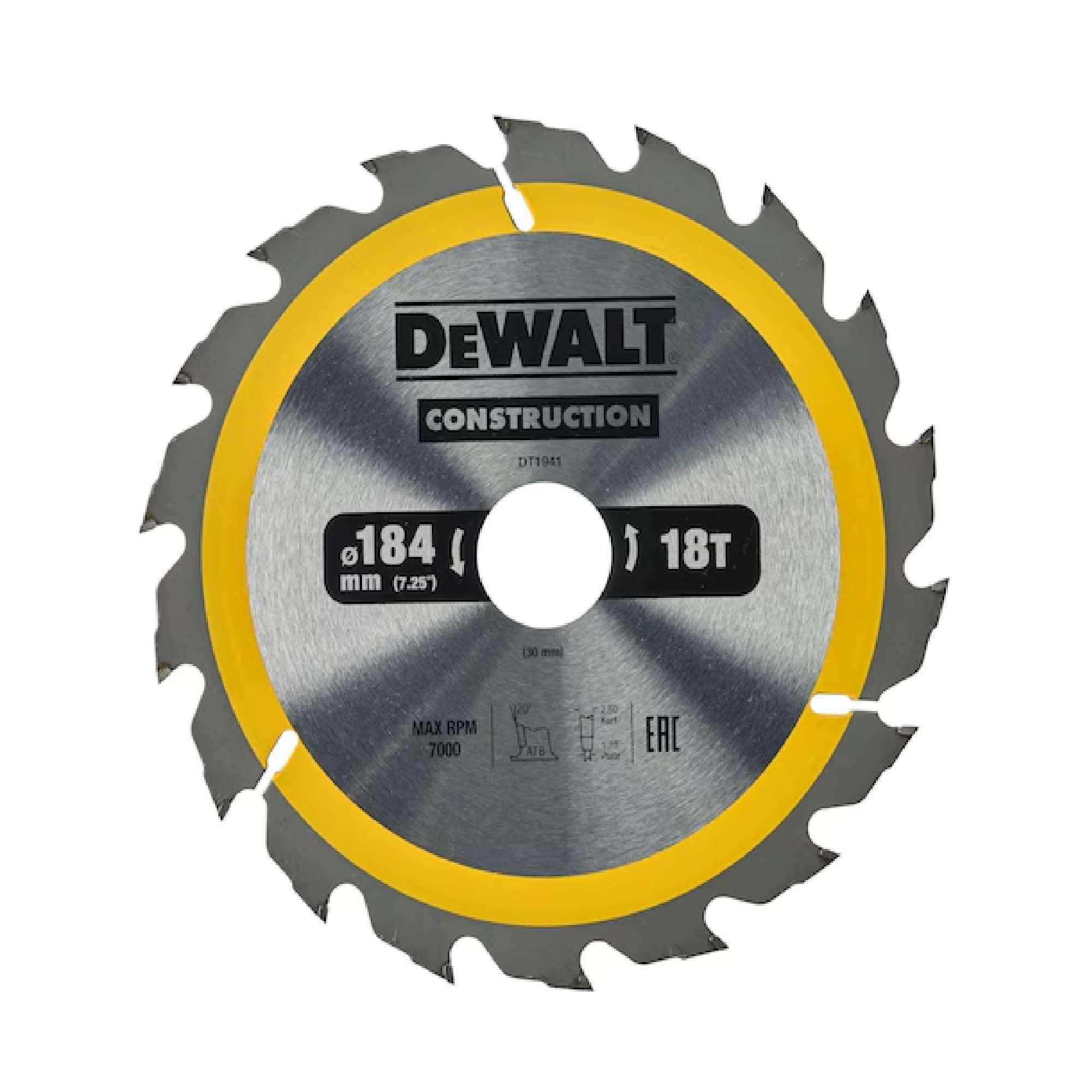 Handheld circular saw blade D.184mm - Dewalt DT1941-QZ