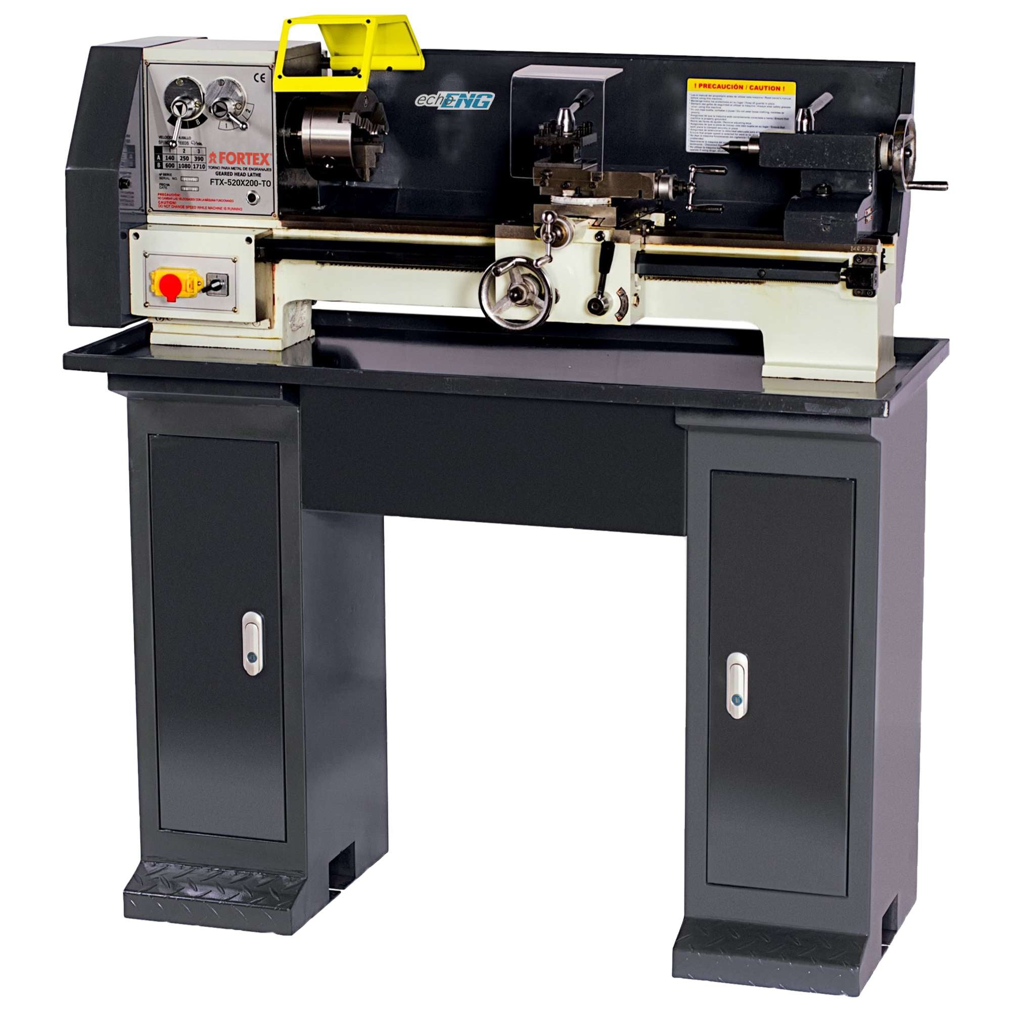 Parallel lathe with accessorises FTX-520X200-TO 230V single phase - ENG PRO