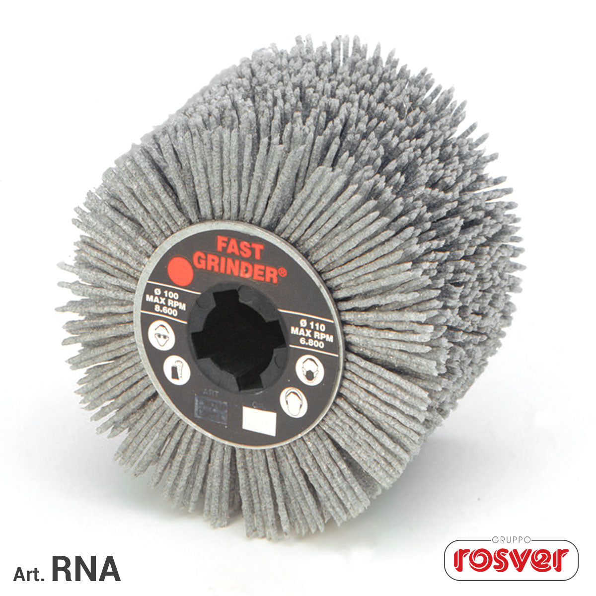 Abrasive Nylon Wire Wheels RNA D.100x100x19 - Conf.1pz