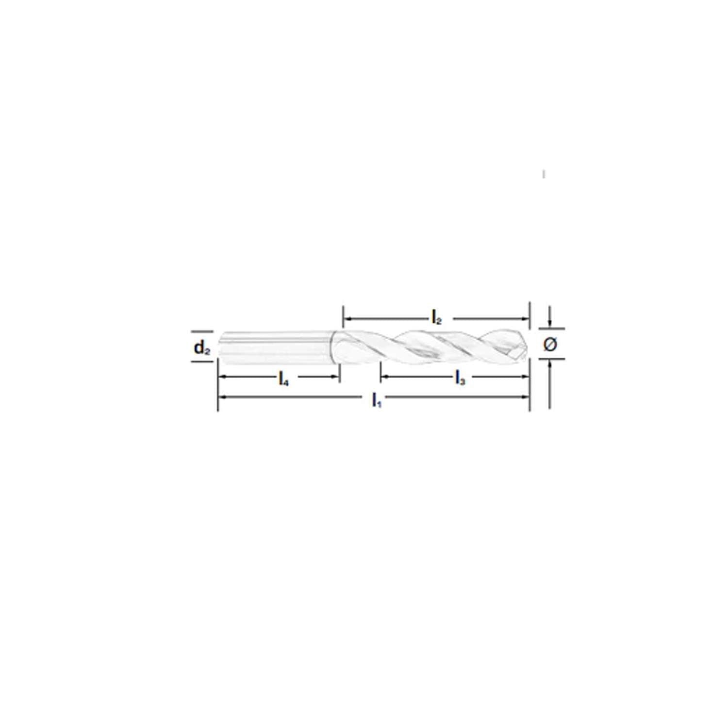 Long series drill with internal lubrication holes VAi DIN 6535 HA 3,2 - ILIX