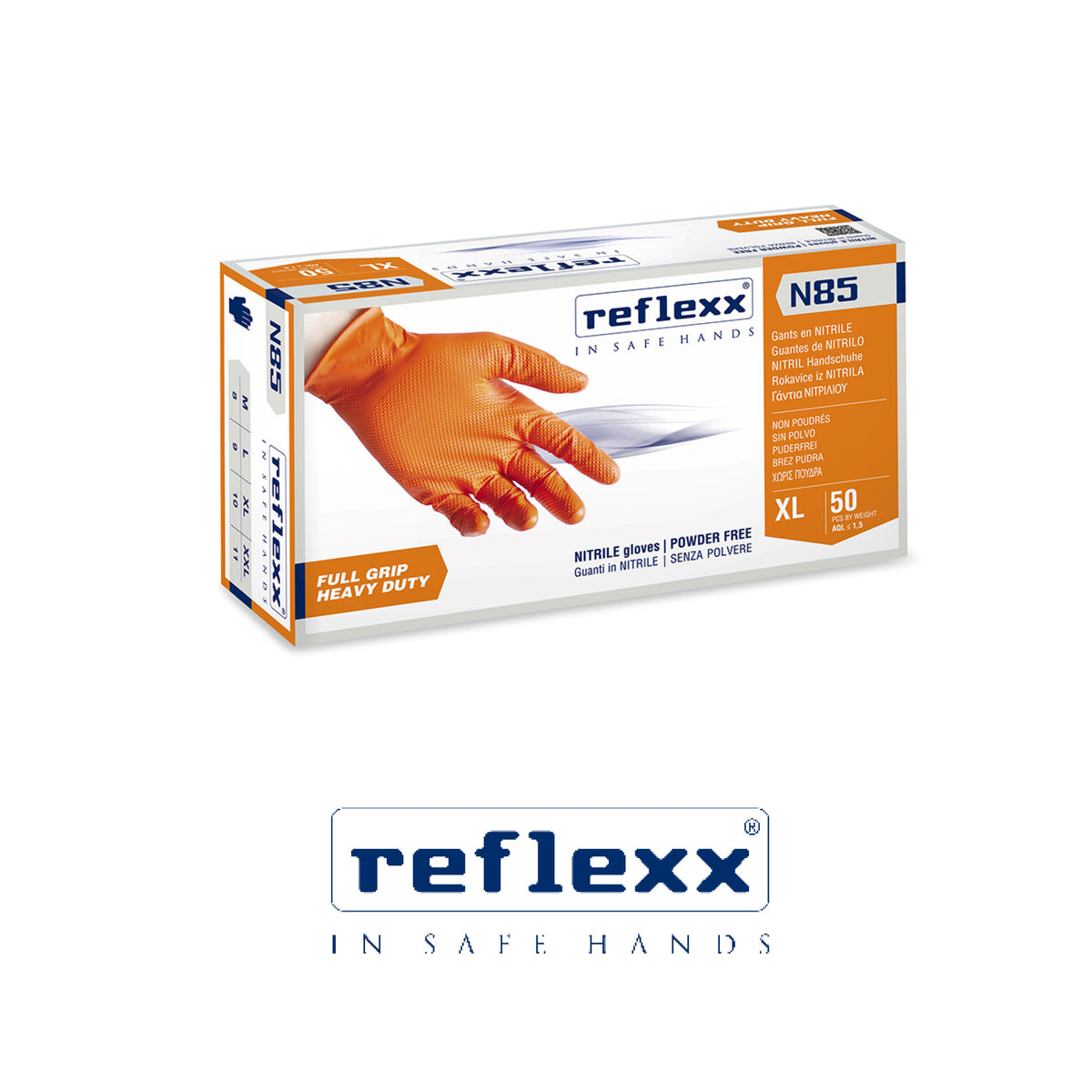 Gloves dexgrip 2094140 blue rubber size (10/8/9)