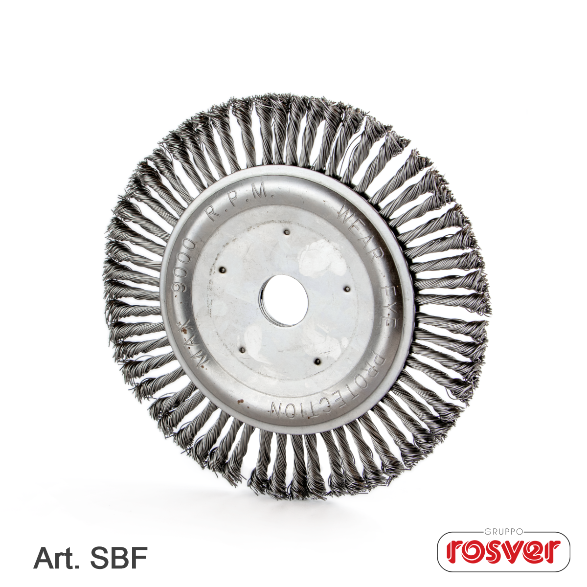 High Density Brushes - Rosver - SBF F.22 Acciaio - Conf.1pz