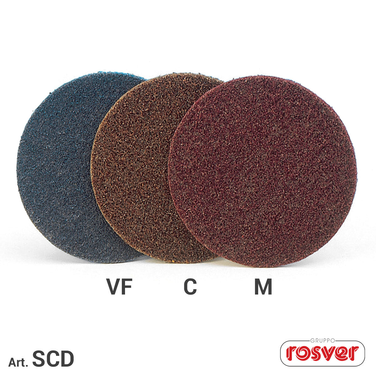 3M Scotch-Brite Surface Conditioning Discs - Rosver - SCD 3M D.125 - Conf.20pz