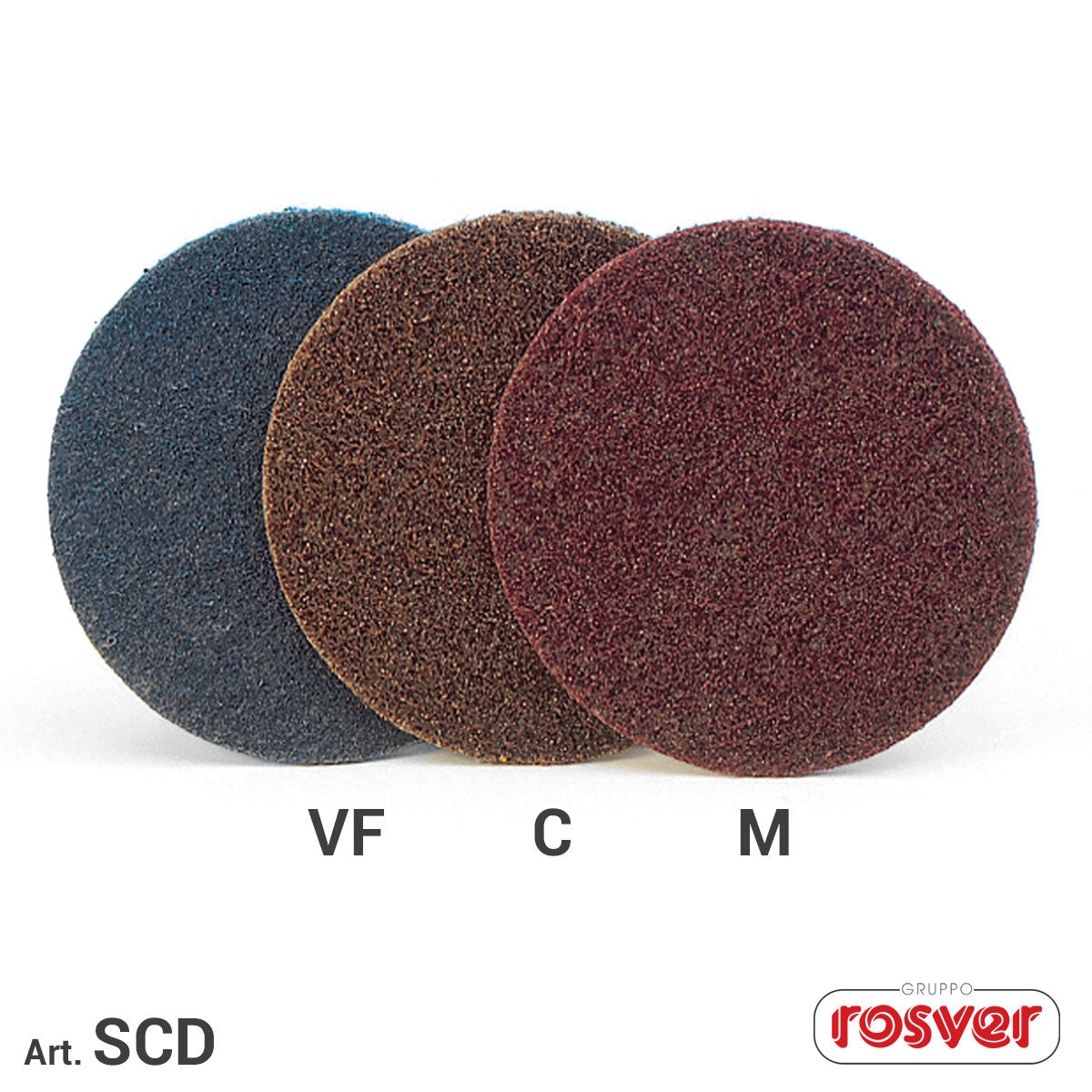 3M Scotch-Brite Surface Conditioning Discs - Rosver - SCD 3M D.150 - Conf.20pz