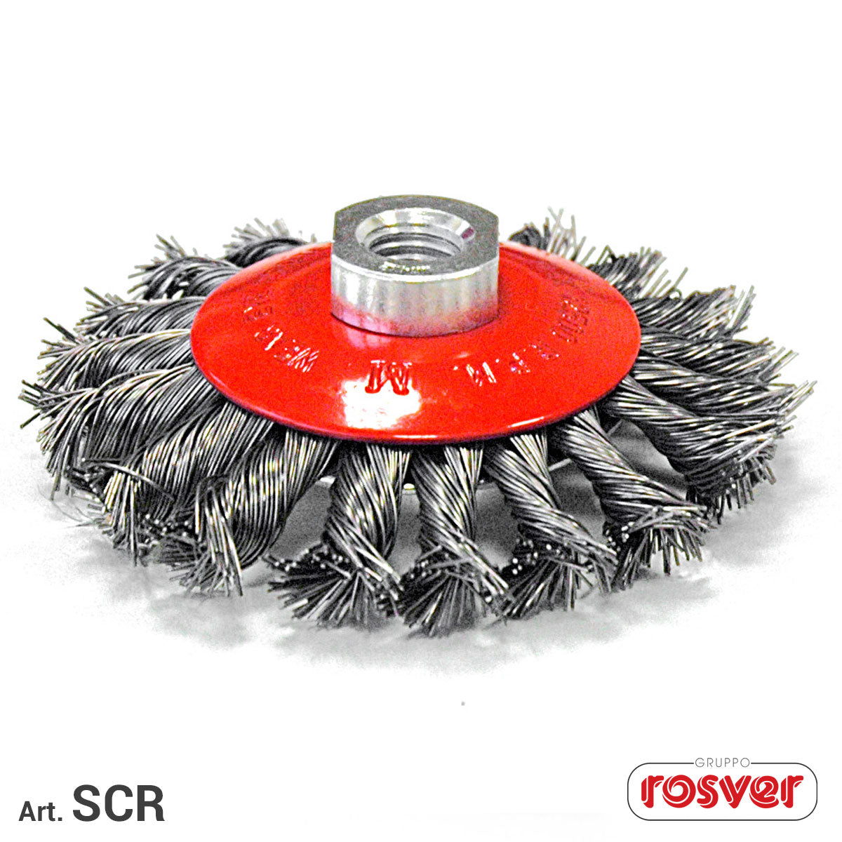 Konische Bürste mit gedrehten Borstenbündeln - Rosver - SCR F.M14 - Vl. 1 Stk.