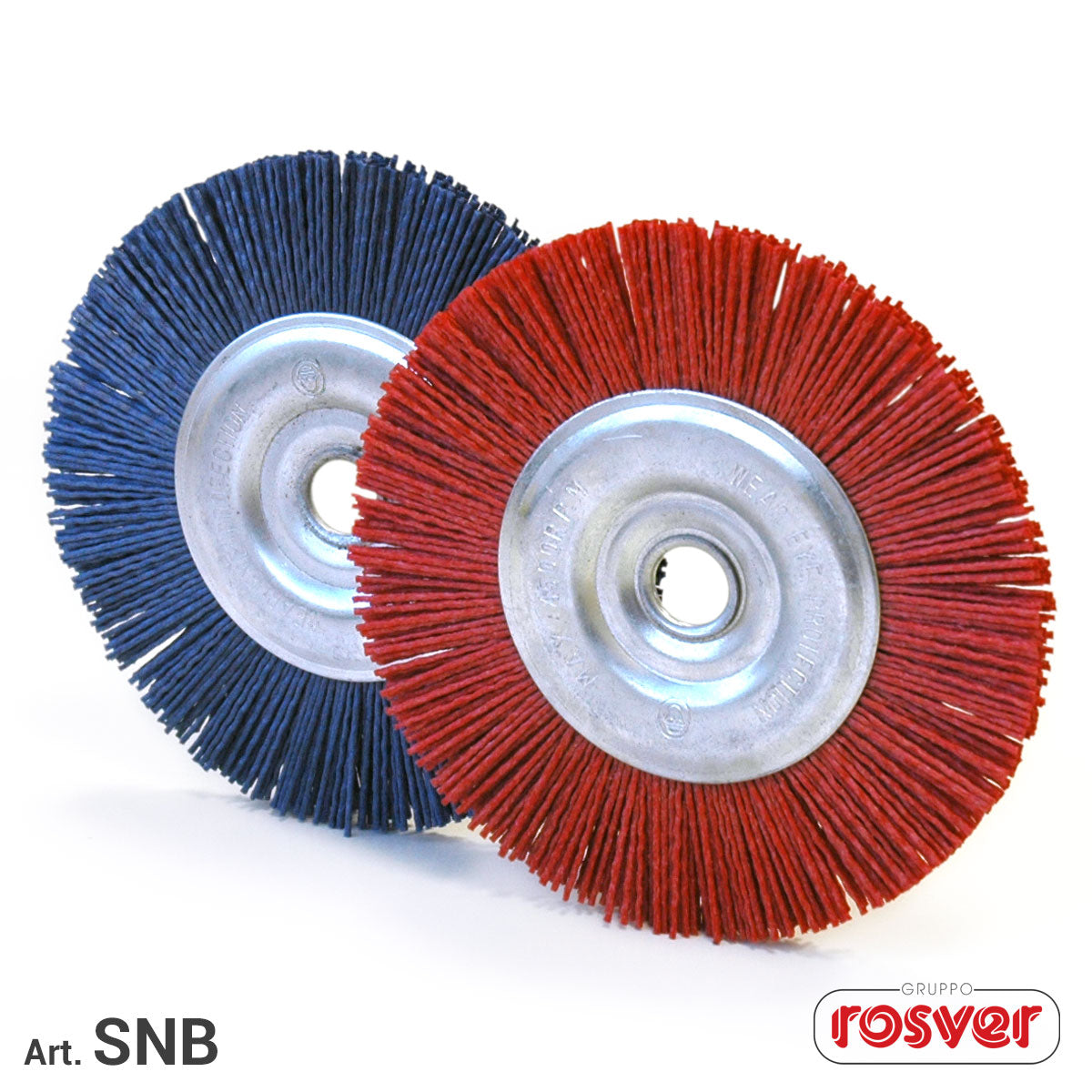 Circular Brushes in Nylon SNB F.16 SP.10 Gr.80 - Rossa - Rosver - Conf.1pz