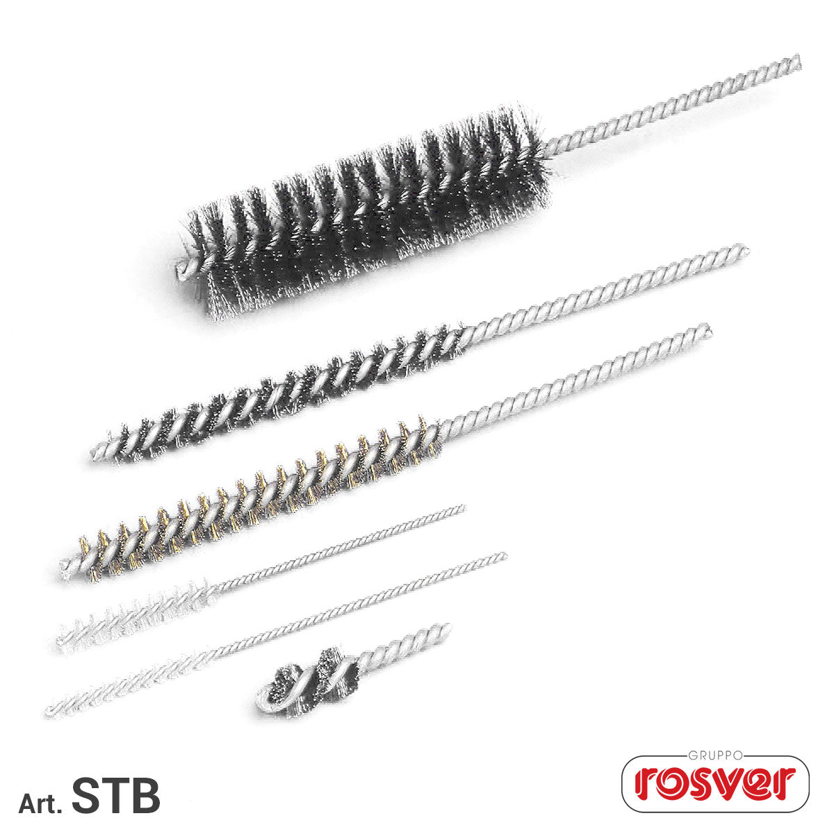 Tube brushes - Rosver - STB Steel - Conf.10pz