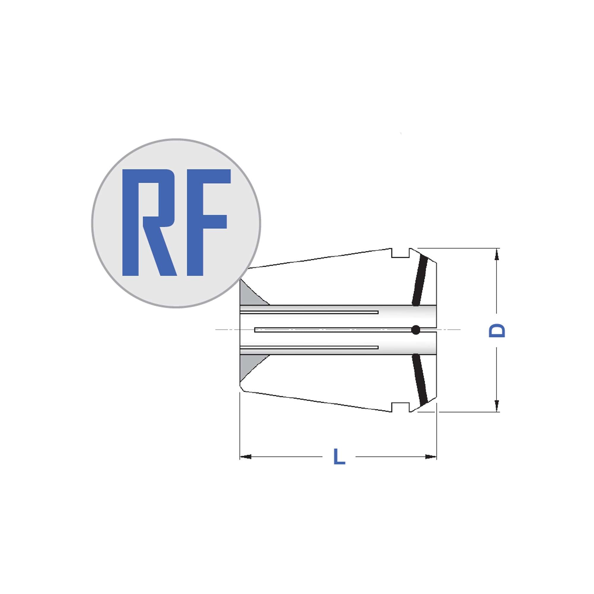 Watertight caliper ER 25 RF - Gait 0996RF (2,0-16,0)
