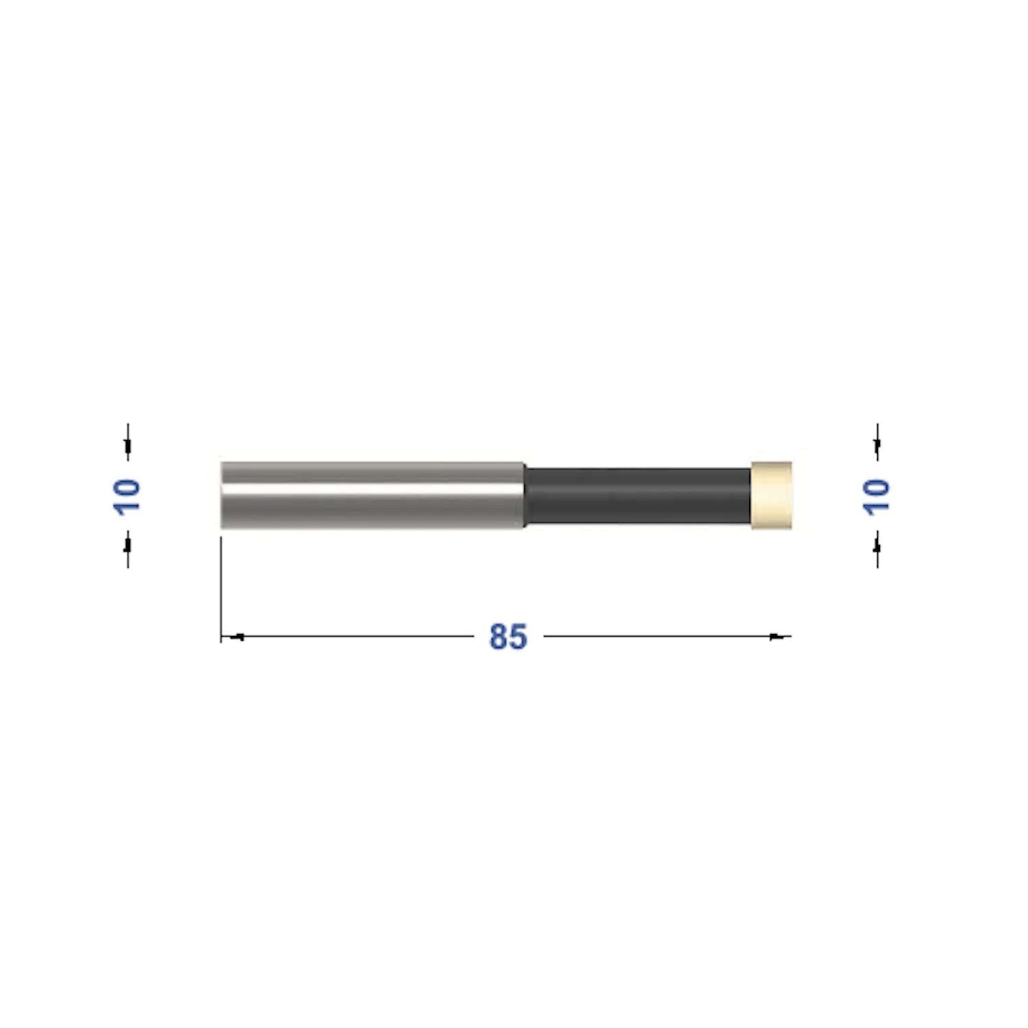 Slim antimagnetic floating edge finder with earthnware head CMD 10-10 - Gait