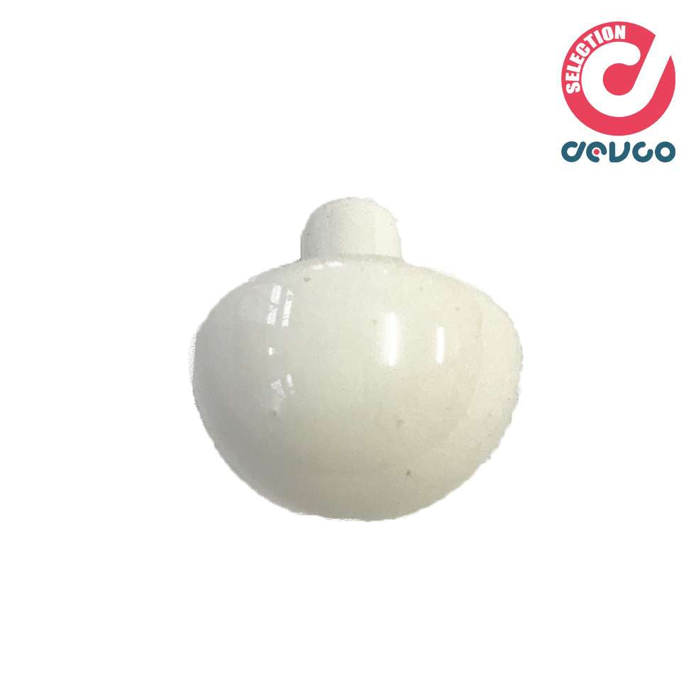 Knob white mis 30 mm - 25 mm - Forges